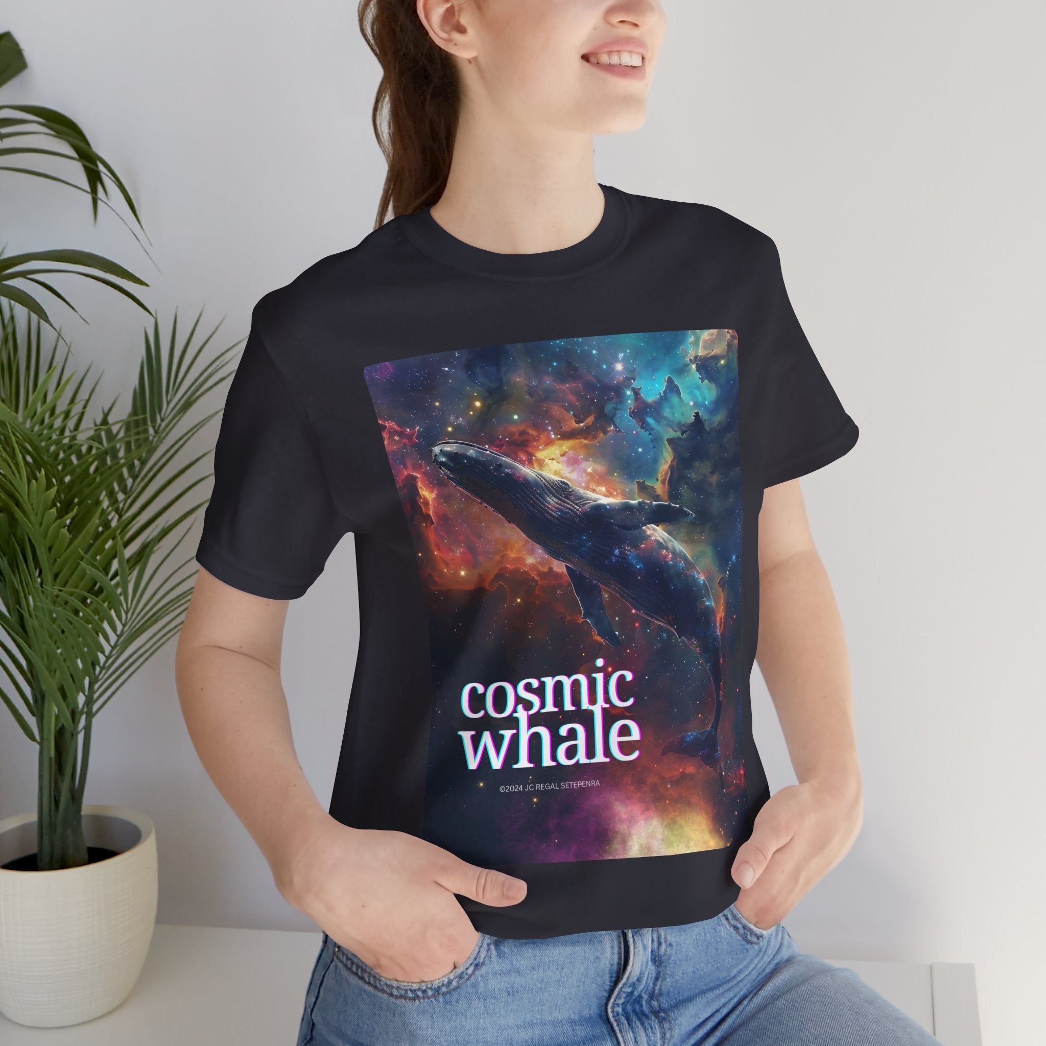 Cosmic Whale Unisex Jersey Short Sleeve Tee