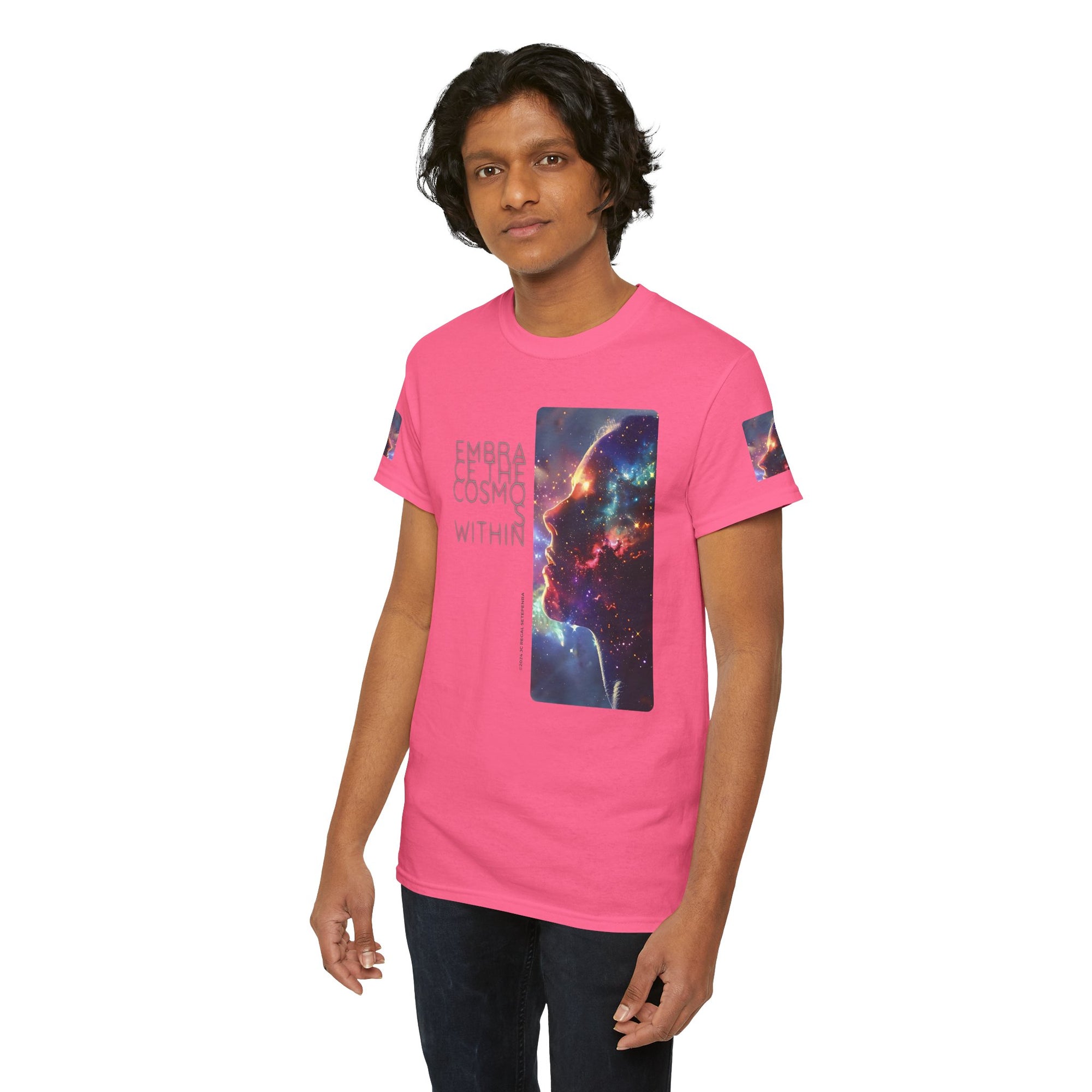 Embrace The Cosmos Within Unisex Heavy Cotton Tee