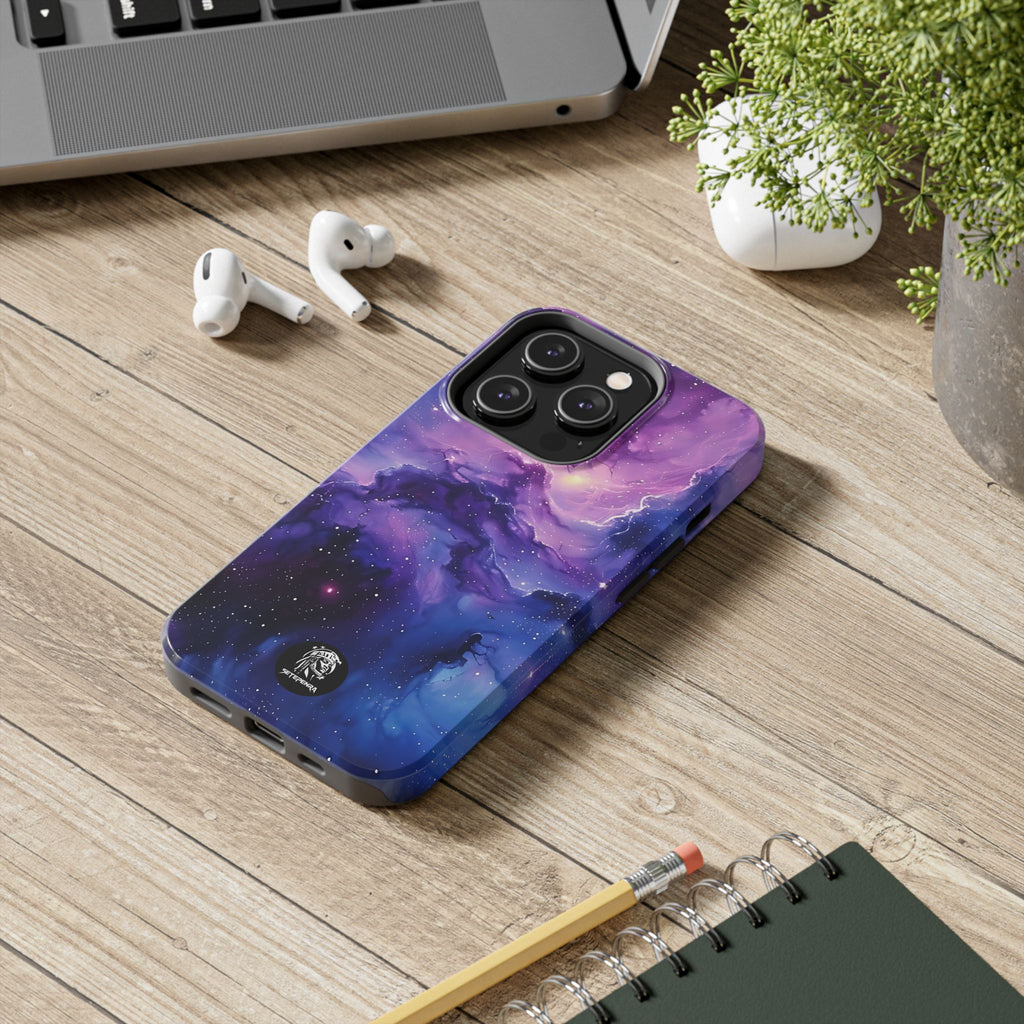 Purple Cosmos Tough Phone Case (For iPhone, Galaxy & More)