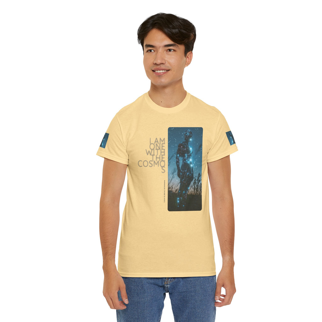 One With The Cosmos Unisex Heavy Cotton Tee