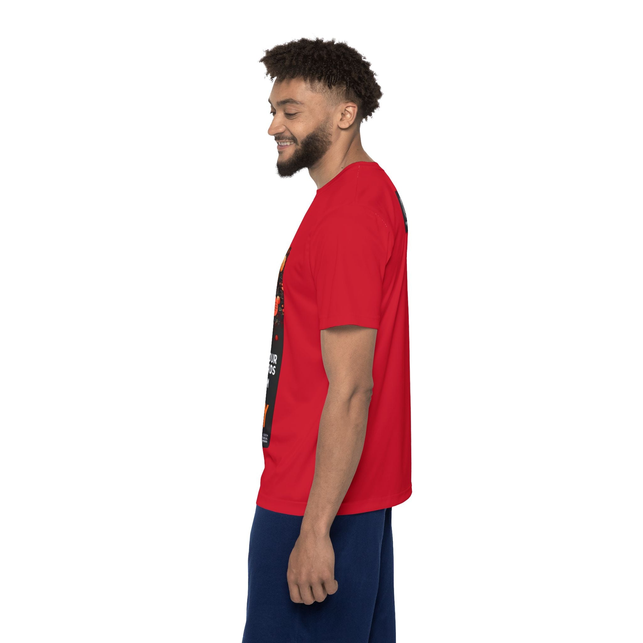Mind Your Words Men's Sports Jersey (Dark Red) SETEPENRA All Over Prints.