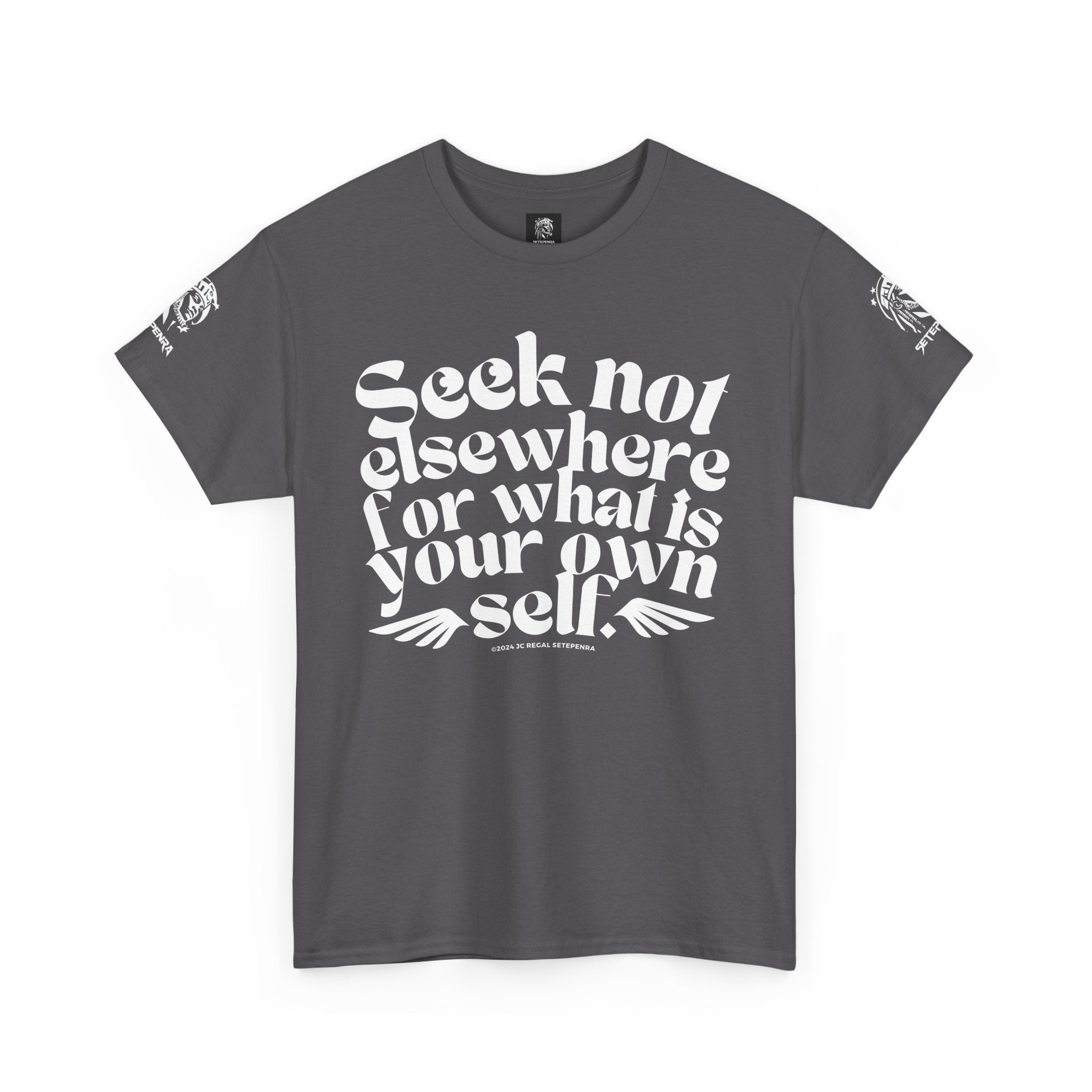 Seek Not Elsewhere Unisex Heavy Cotton Tee SETEPENRA T-Shirt.