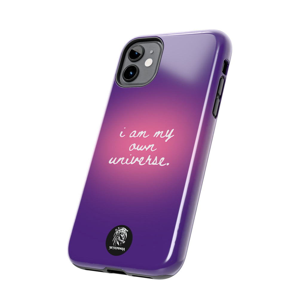 I Am My Own Universe Tough Phone Case (For iPhone, Galaxy & More) - Purple