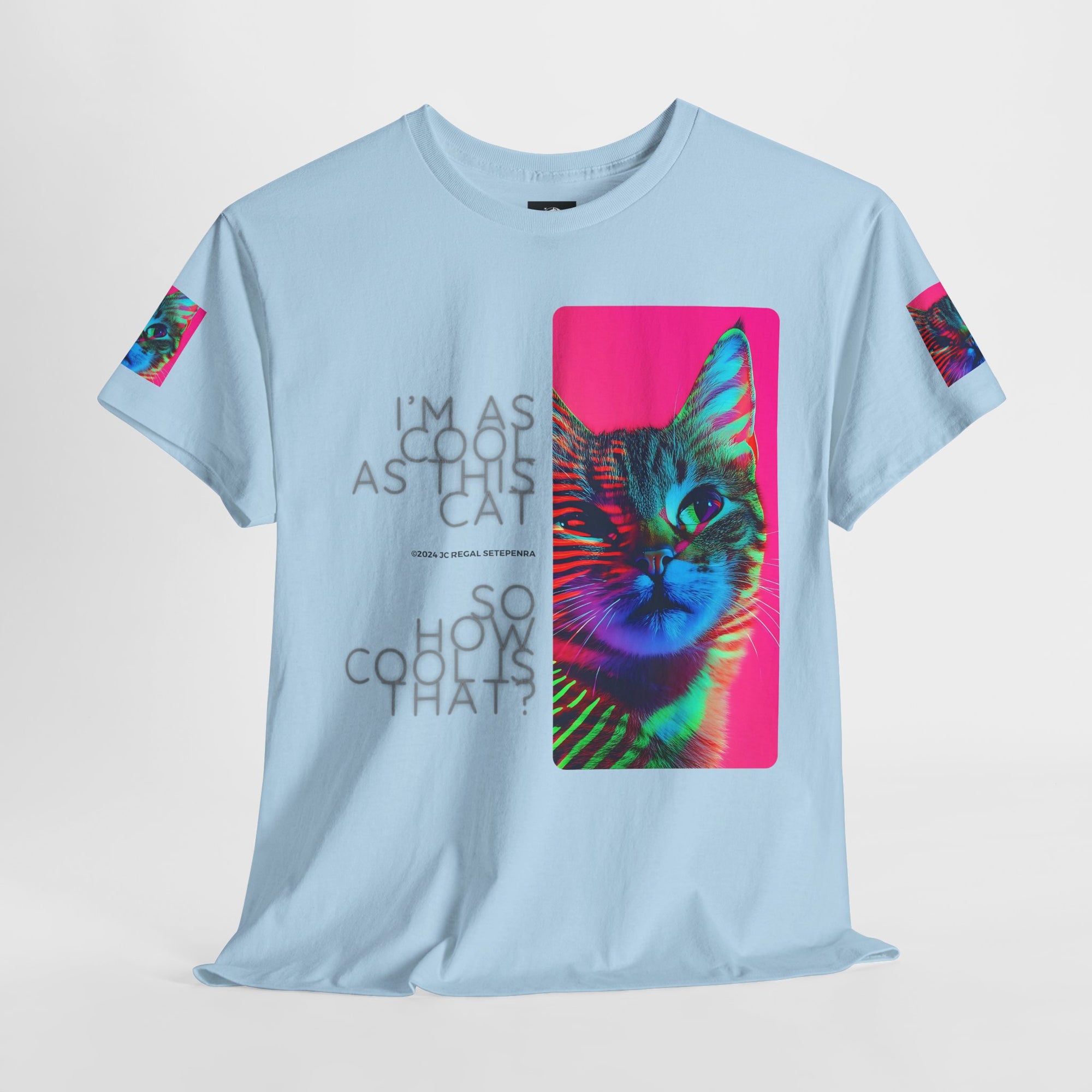 Cool Cat (Whiskers 2) Unisex Heavy Cotton Tee