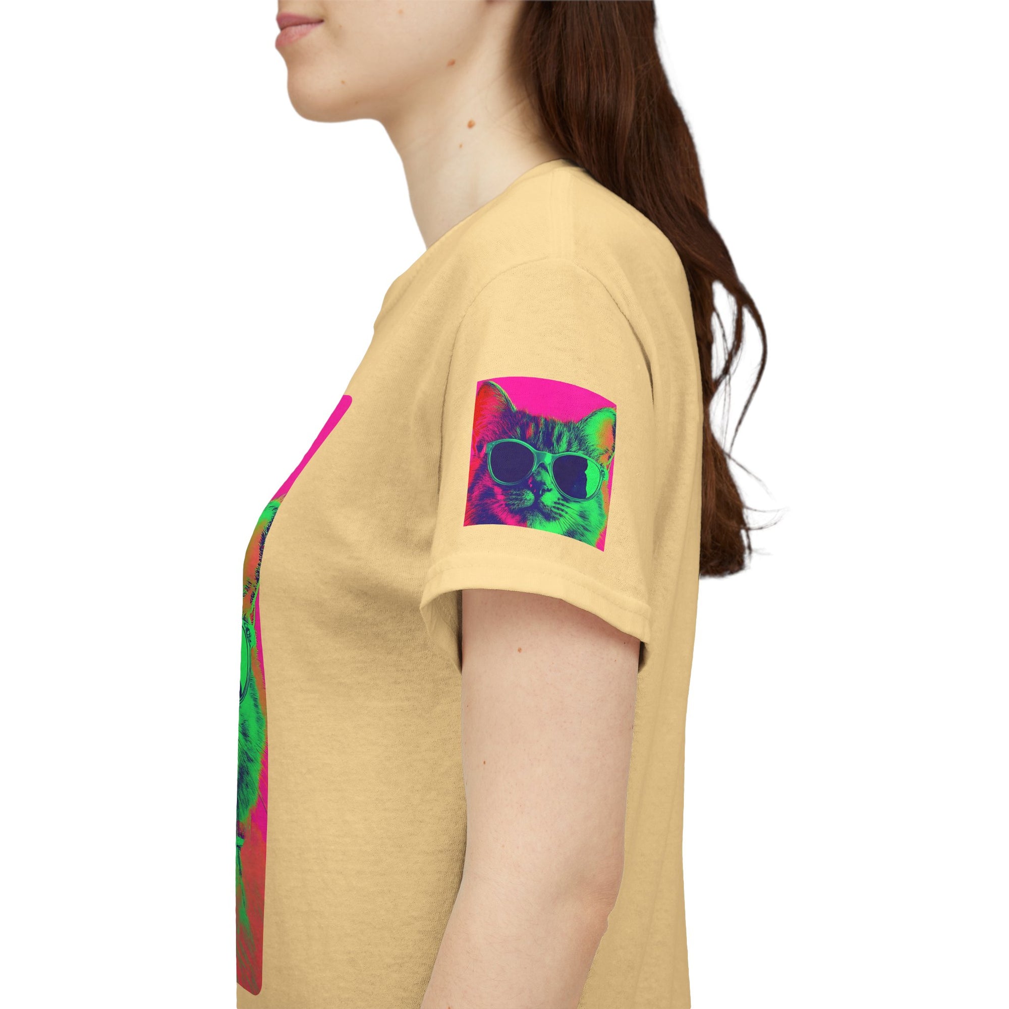 Cool Cat (Whiskers 1) Unisex Heavy Cotton Tee