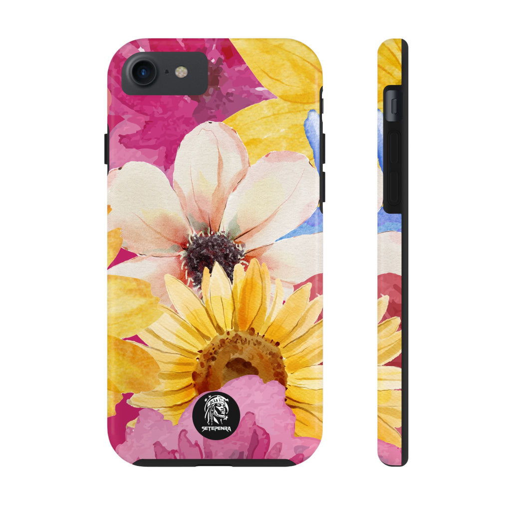 Watercolor Flowers Tough Phone Case (For iPhone, Galaxy & More) SETEPENRA Phone Case.
