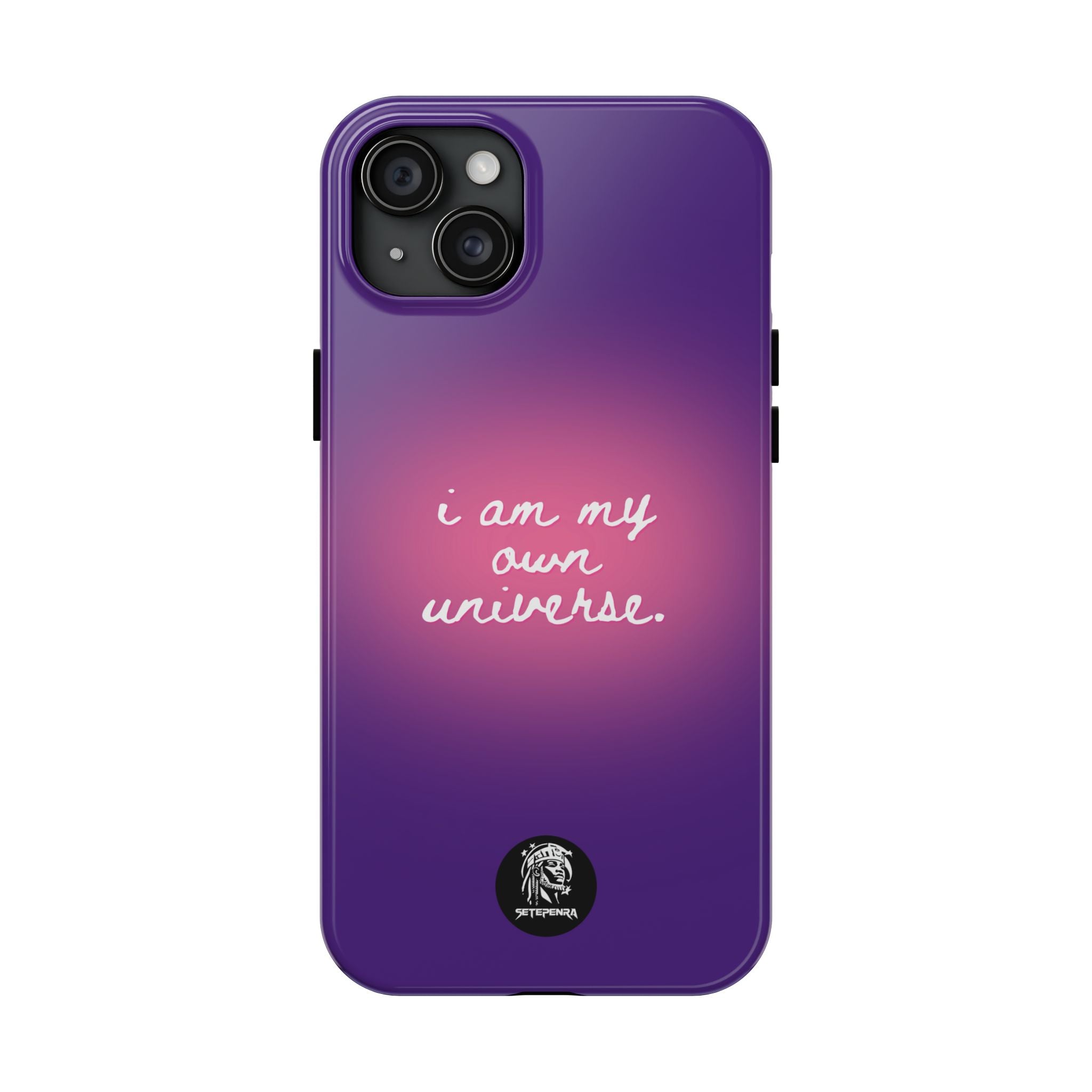 I Am My Own Universe Tough Phone Case (For iPhone, Galaxy & More) - Purple