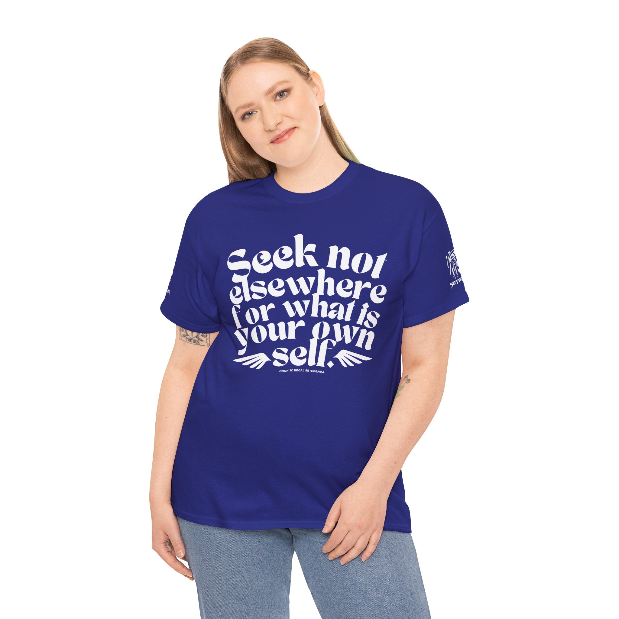 Seek Not Elsewhere Unisex Heavy Cotton Tee