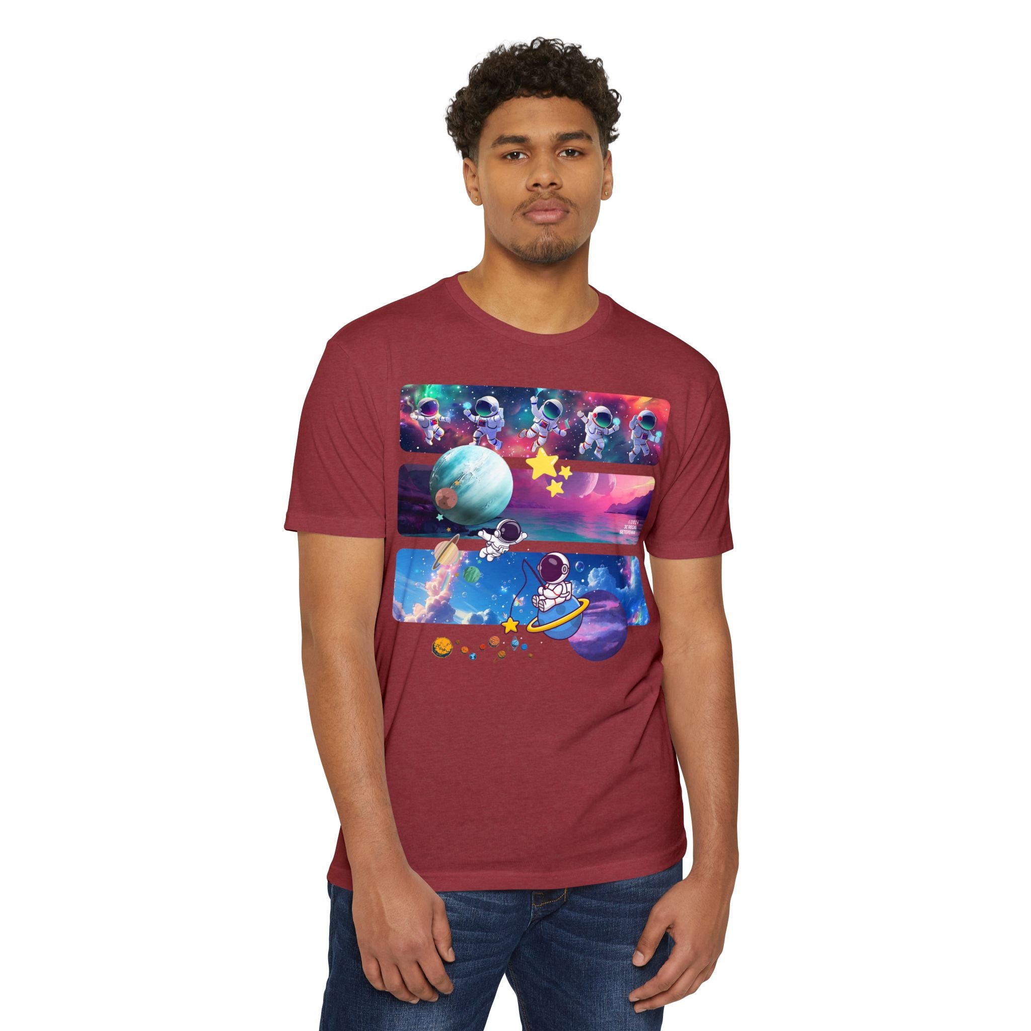 Astro Cosmo Unisex CVC Jersey T-shirt