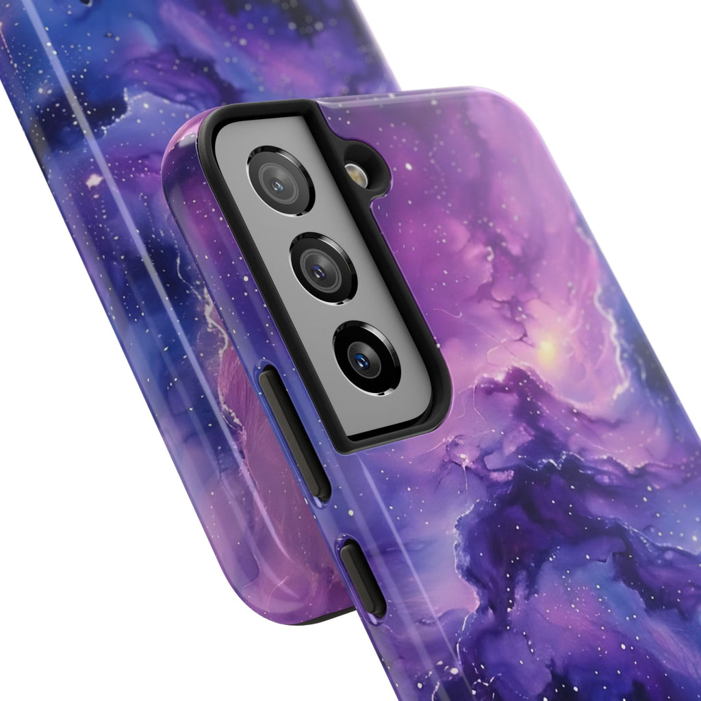 Purple Cosmos Tough Phone Case (For iPhone, Galaxy & More)