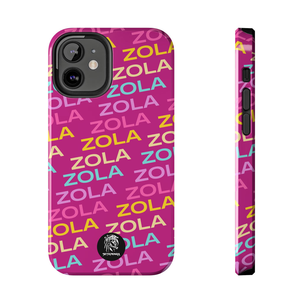 Zola Tough Phone Case (For iPhone, Galaxy & More) - Pink SETEPENRA Phone Case.