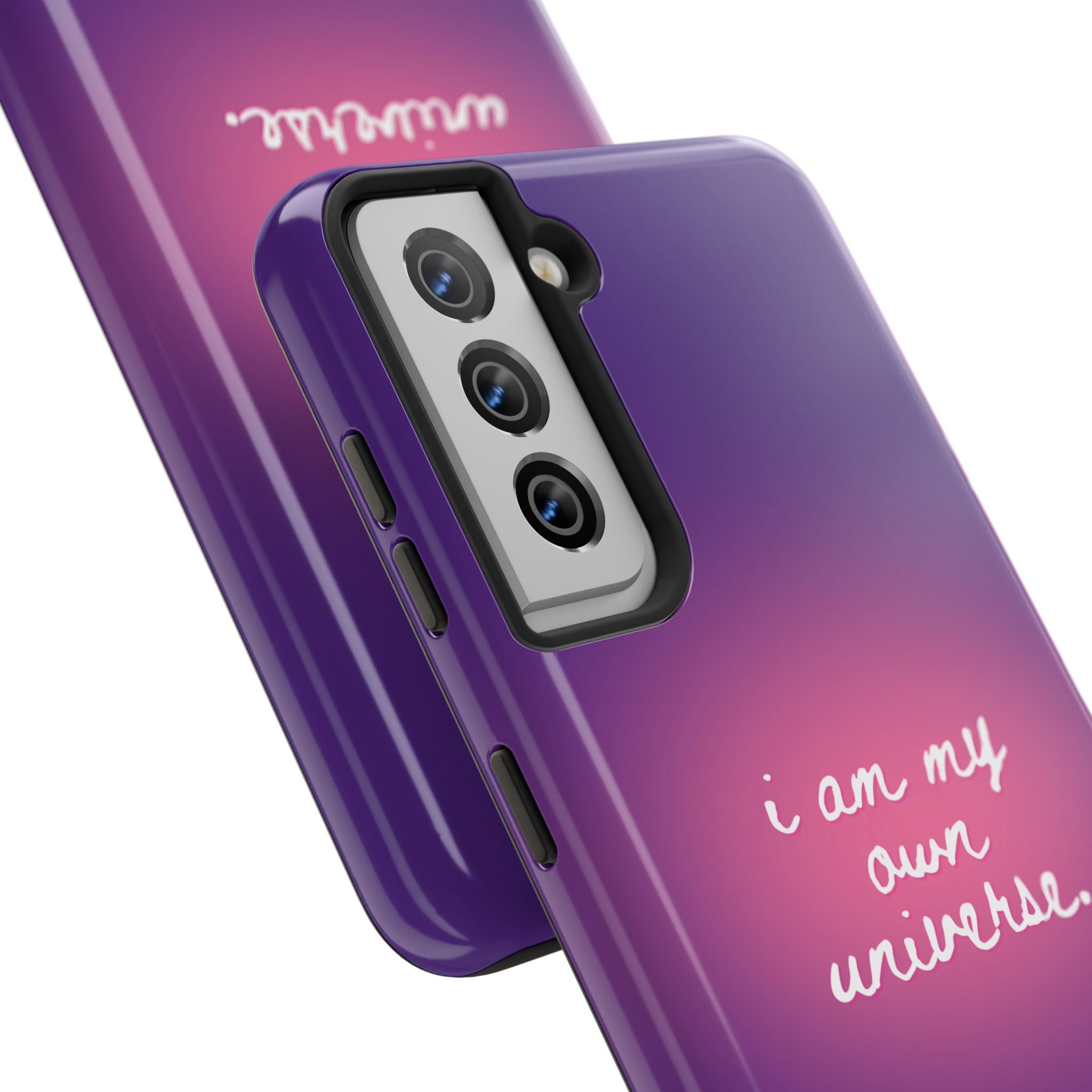 I Am My Own Universe Tough Phone Case (For iPhone, Galaxy & More) - Purple
