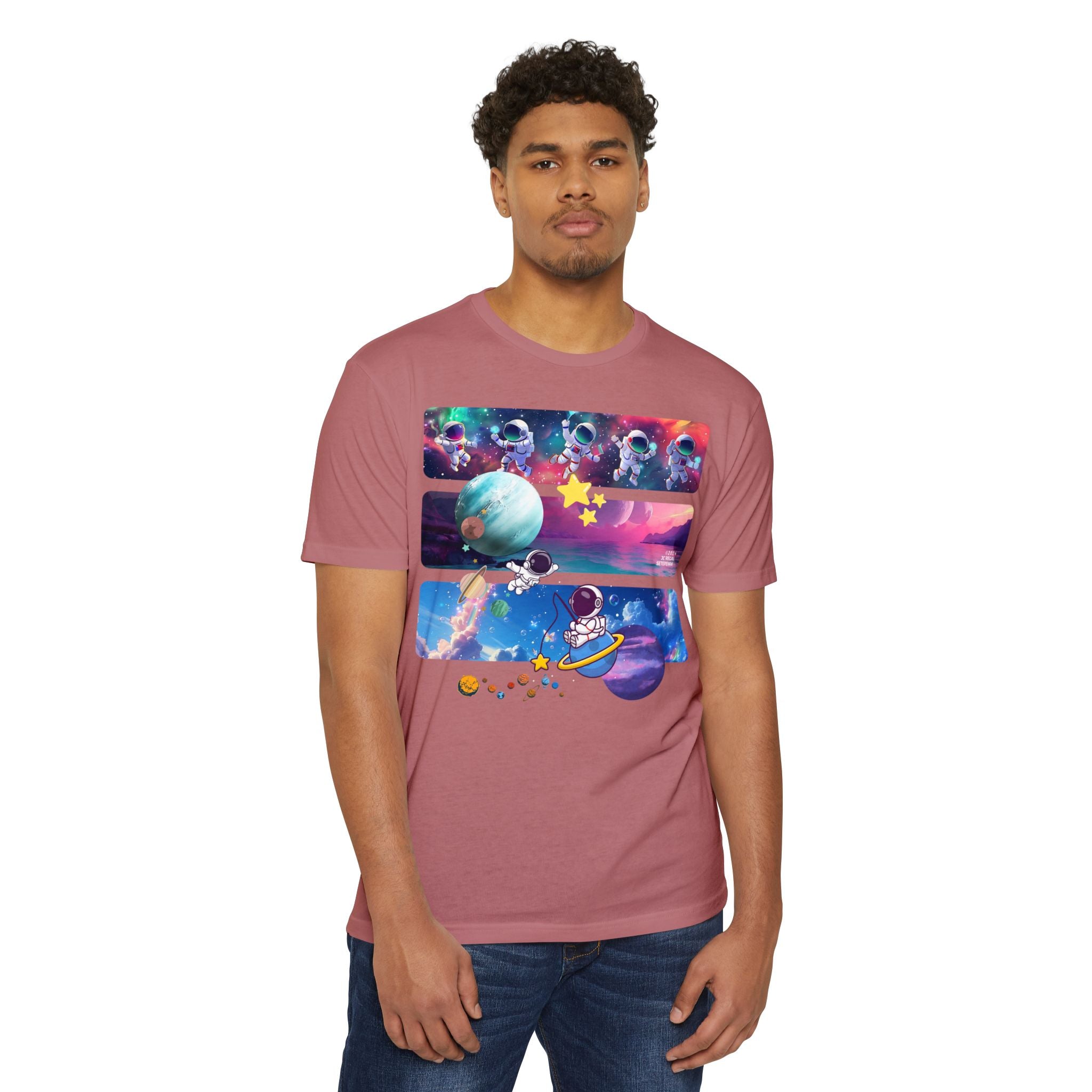Astro Cosmo Unisex CVC Jersey T-shirt