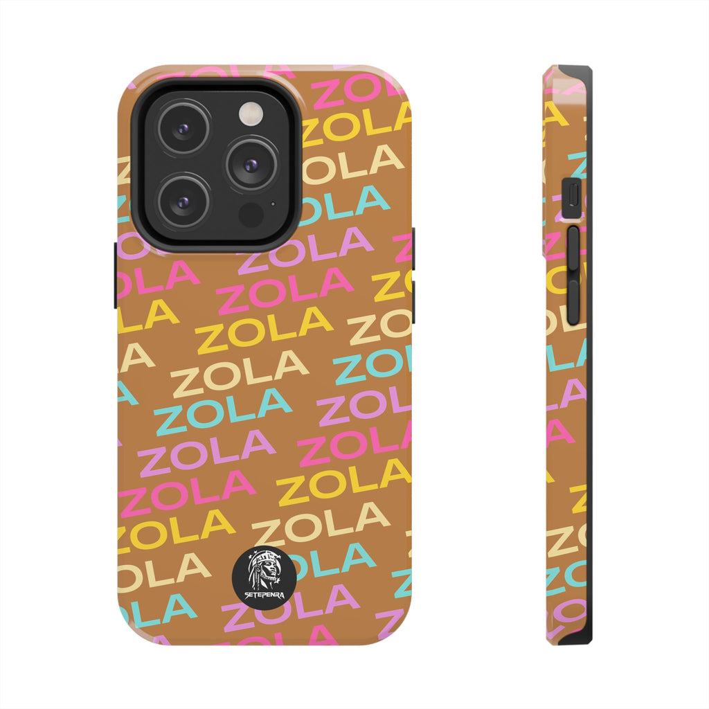 Zola Tough Phone Case (For iPhone, Galaxy & More) - Light Brown SETEPENRA Phone Case.