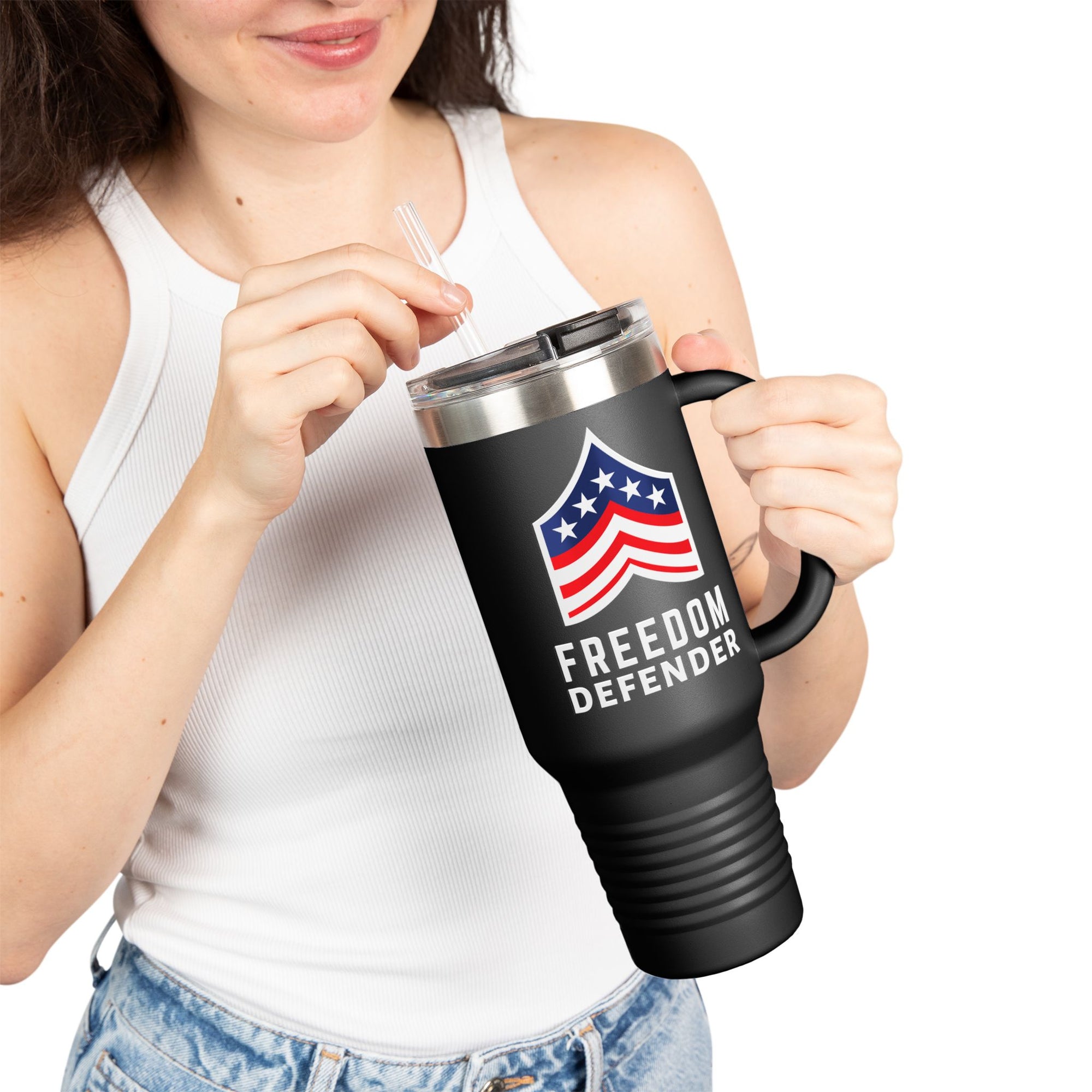 Freedom Defender Insulated Travel Mug, 40oz