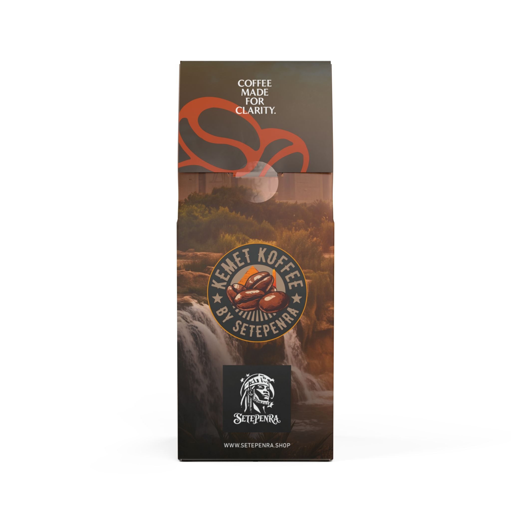 Kemet Koffee By Setepenra Ptah Valley Medium-Dark Roast Coffee Blend