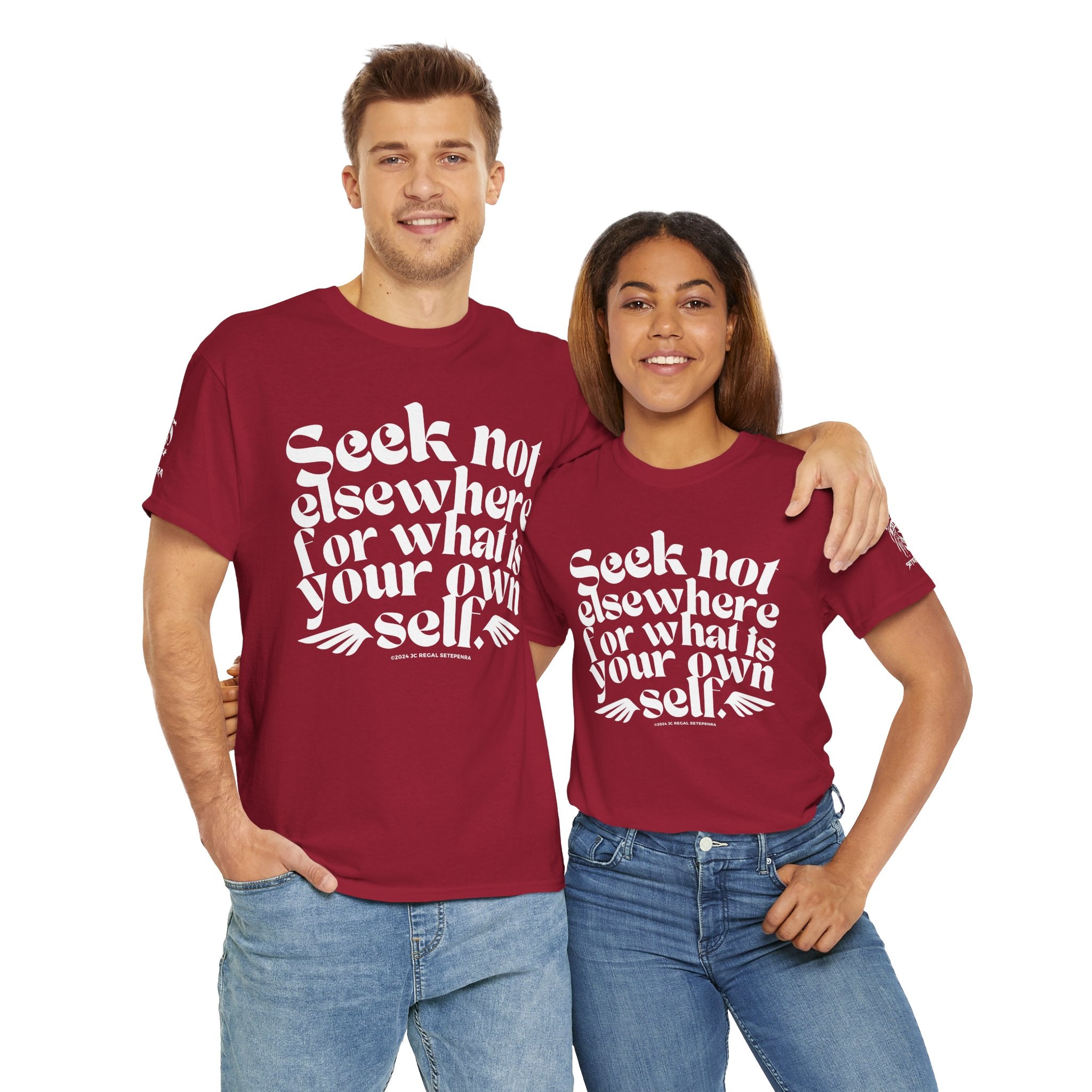 Seek Not Elsewhere Unisex Heavy Cotton Tee