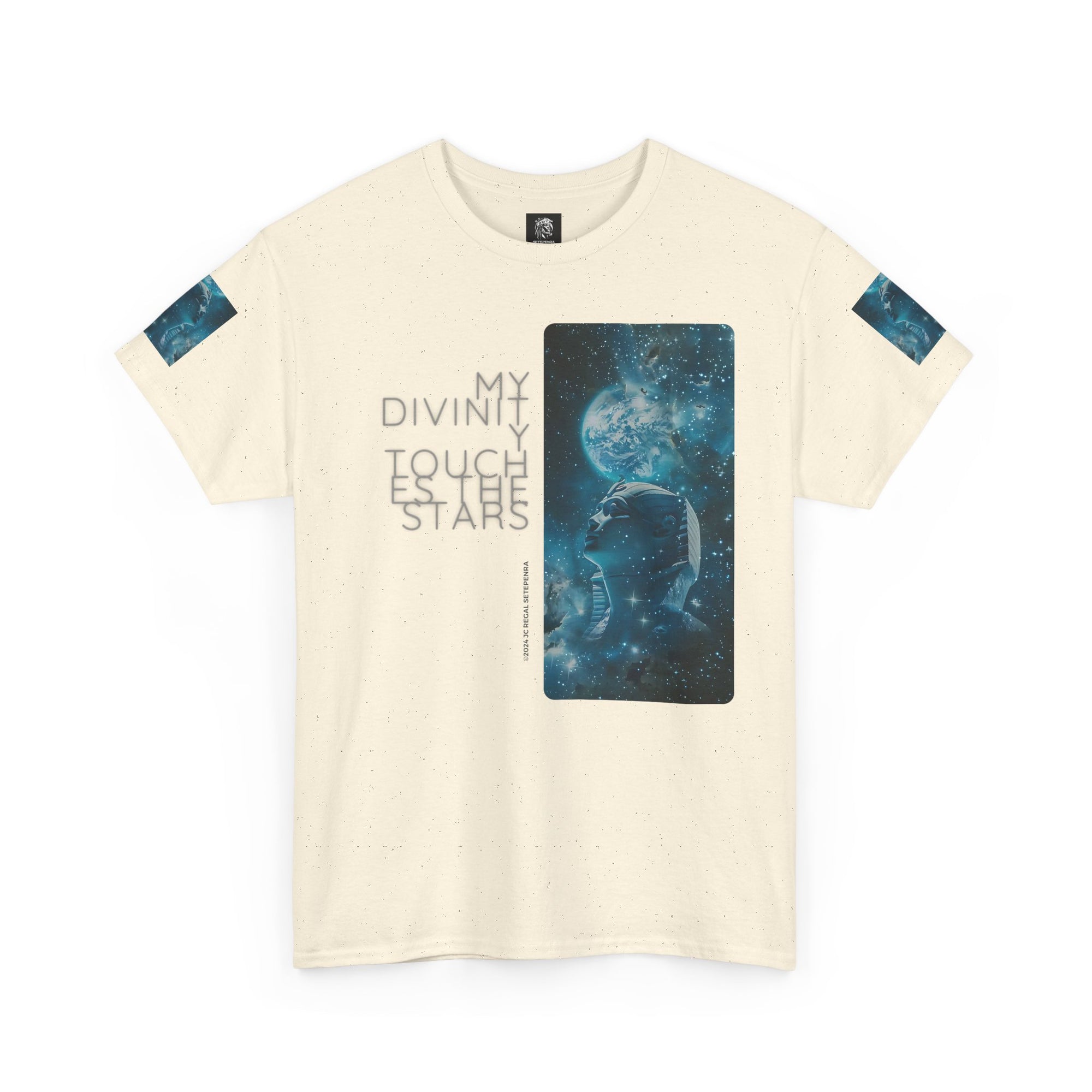 My Divinity Touches The Stars Unisex Heavy Cotton Tee SETEPENRA T-Shirt.