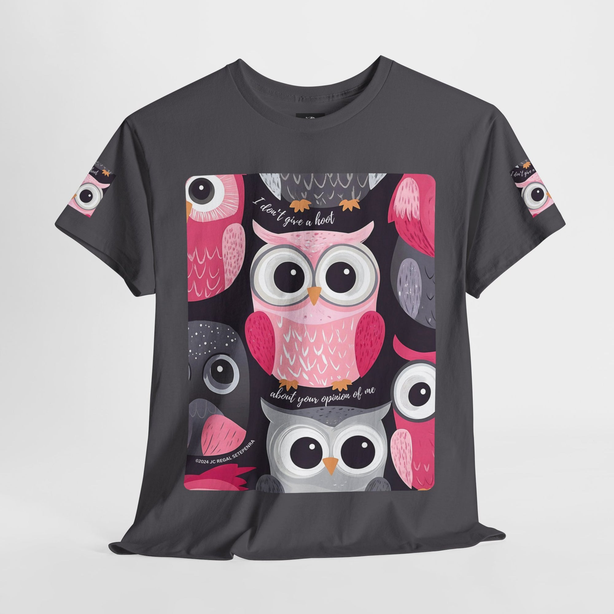 Don't Give A Hoot Unisex Heavy Cotton Tee