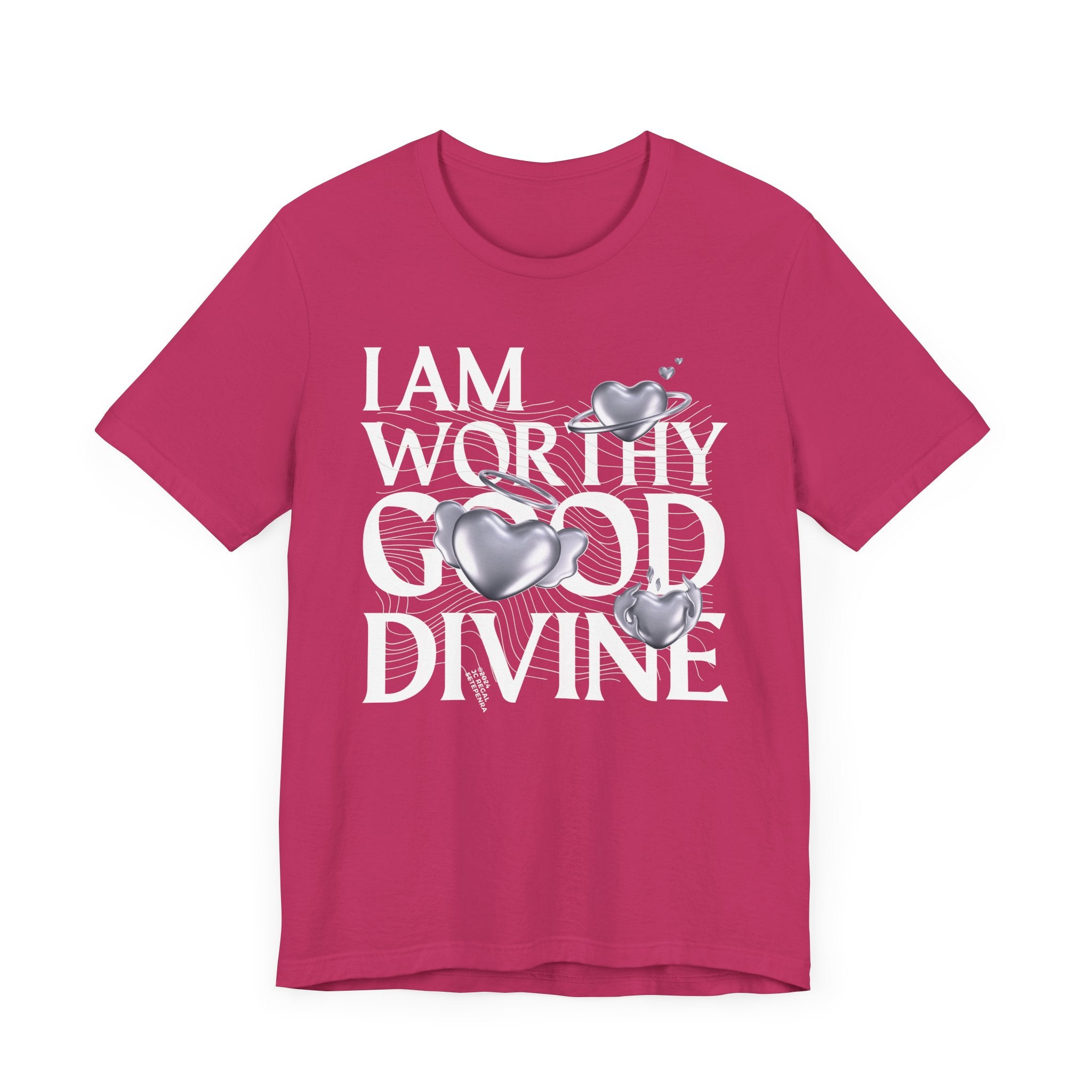 I AM WORTHY GOOD DIVINE Unisex Jersey Short Sleeve Tee SETEPENRA T-Shirt.