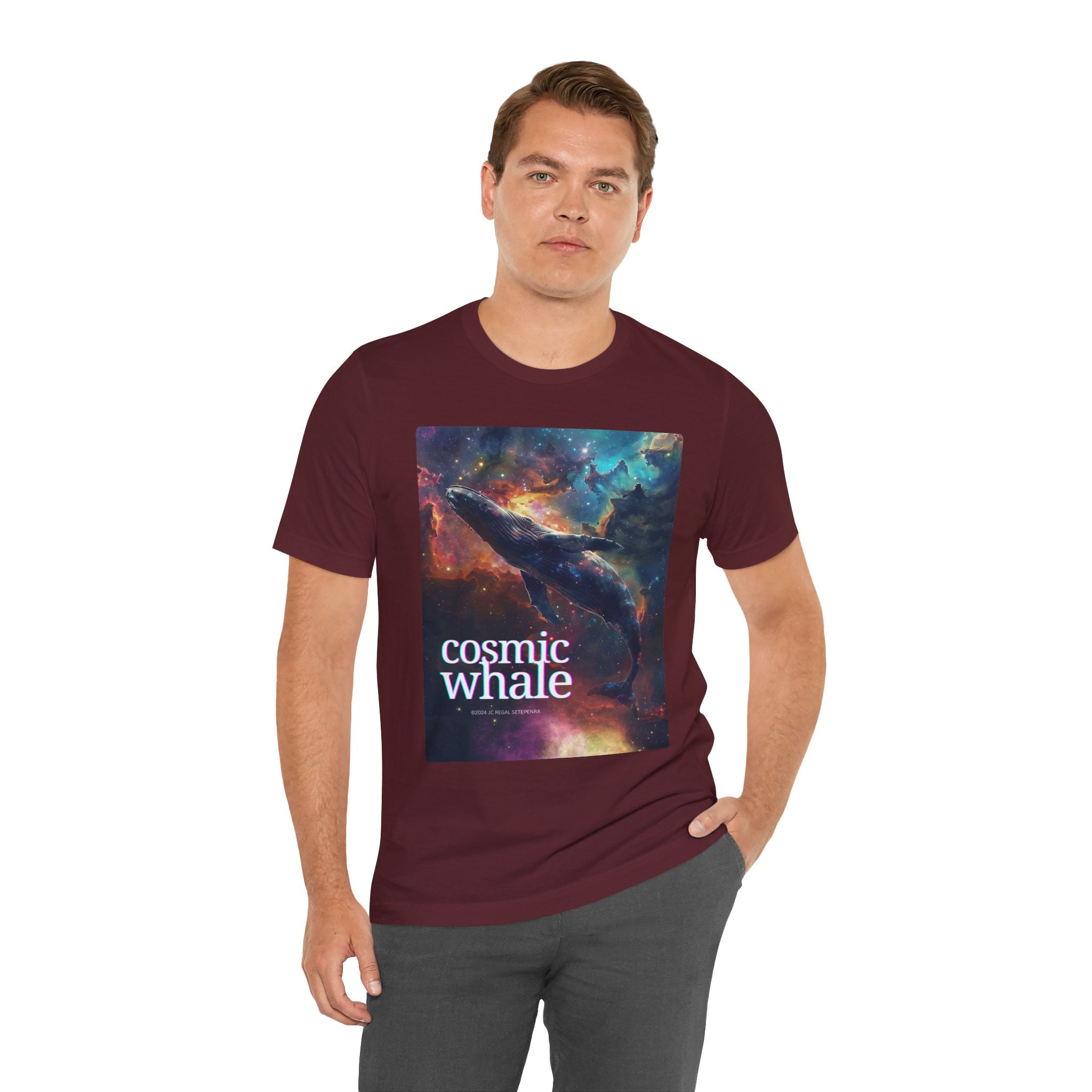 Cosmic Whale Unisex Jersey Short Sleeve Tee