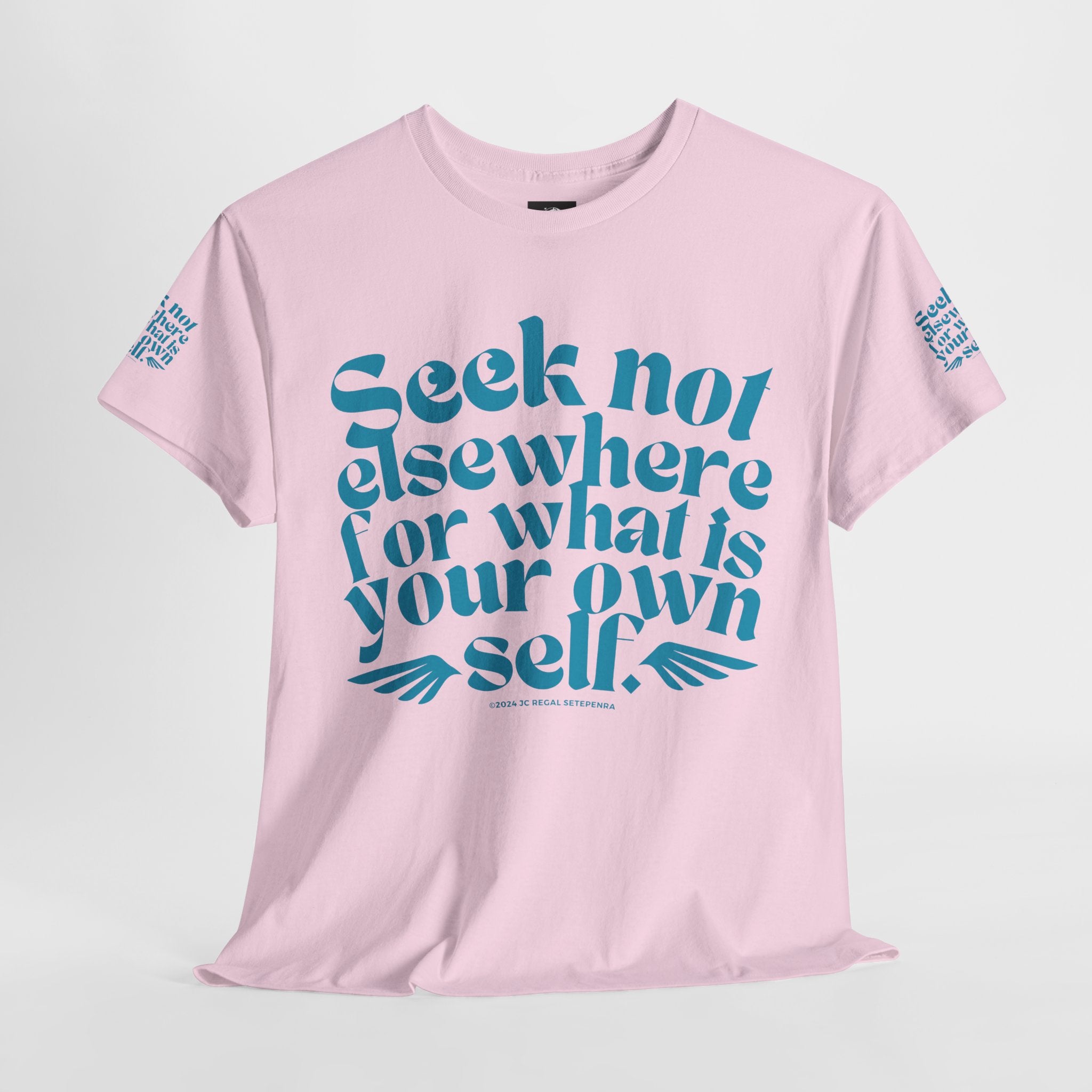 Seek Not Elsewhere (Aqua Edition) Unisex Heavy Cotton Tee