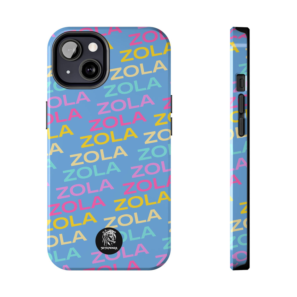 Zola Tough Phone Case (For iPhone, Galaxy & More) - Light Blue SETEPENRA Phone Case.
