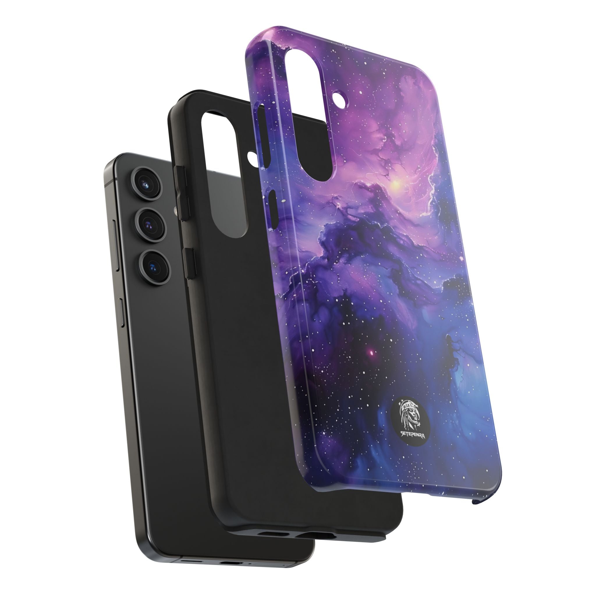 Purple Cosmos Tough Phone Case (For iPhone, Galaxy & More)