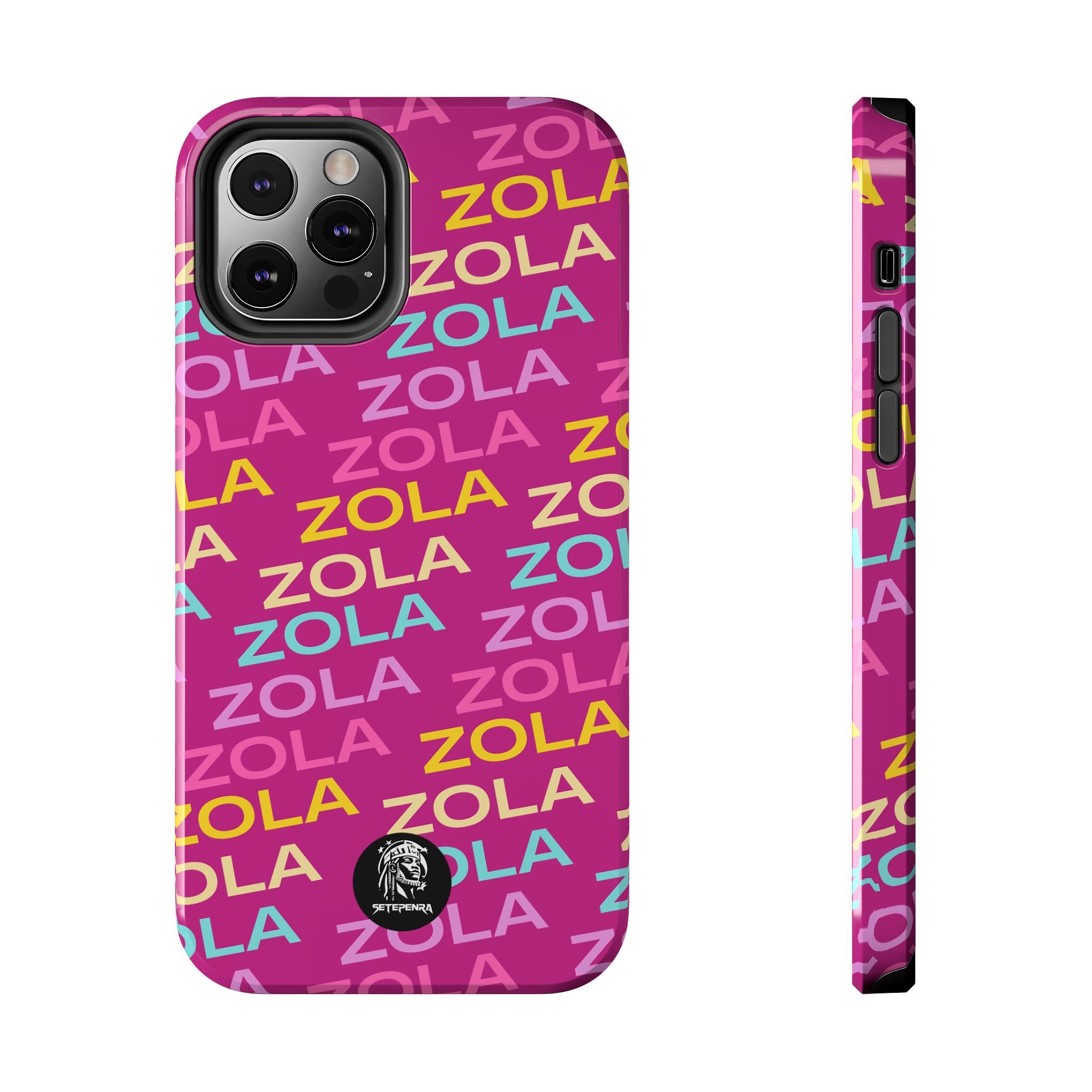 Zola Tough Phone Case (For iPhone, Galaxy & More) - Pink SETEPENRA Phone Case.