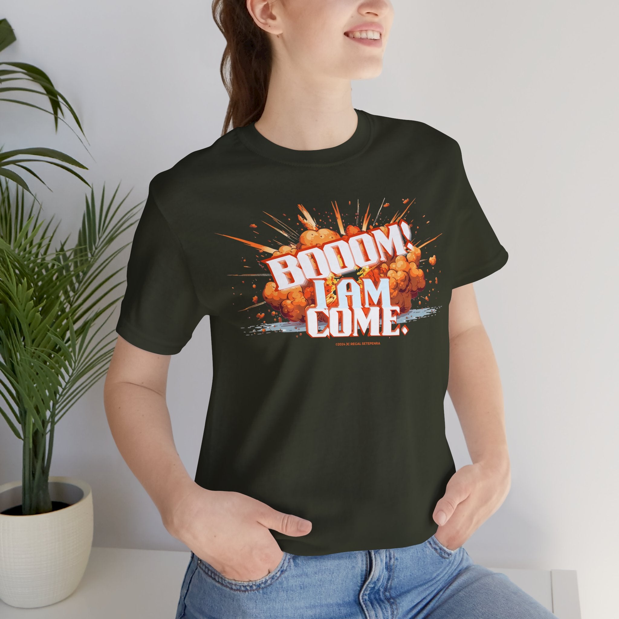 BOOOM! I AM COME Unisex Jersey Short Sleeve Tee