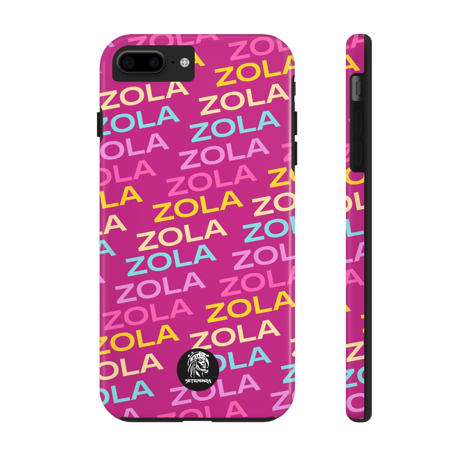 Zola Tough Phone Case (For iPhone, Galaxy & More) - Pink SETEPENRA Phone Case.