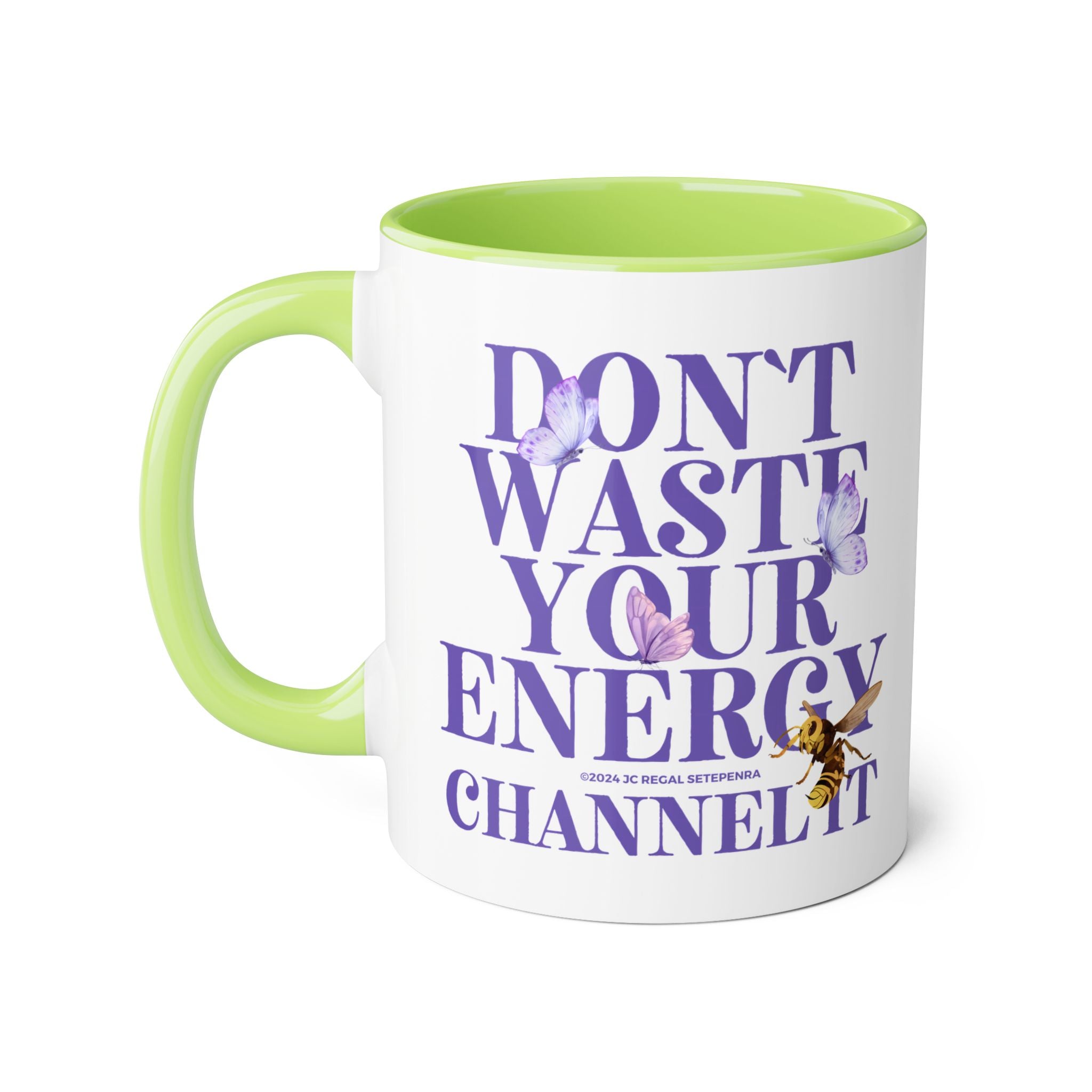 Channel It Accent Mug, 11oz (Various Colors)