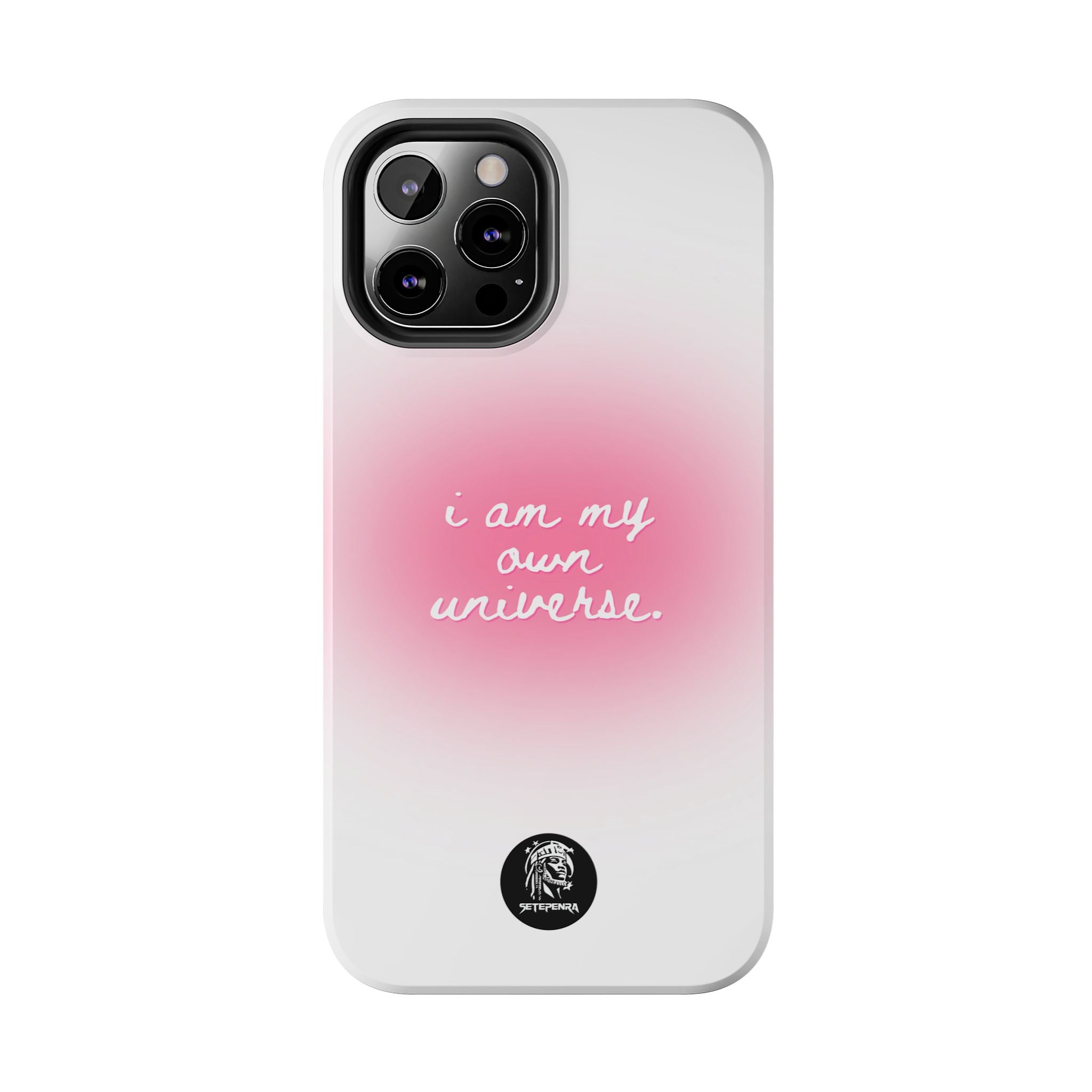 I Am My Own Universe Tough Phone Case (For iPhone, Galaxy & More) - White