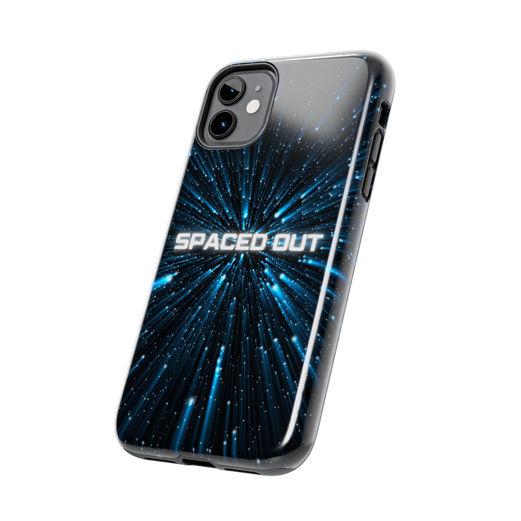 Spaced Out Tough Phone Case — Cosmic Space Warp Protective Cover