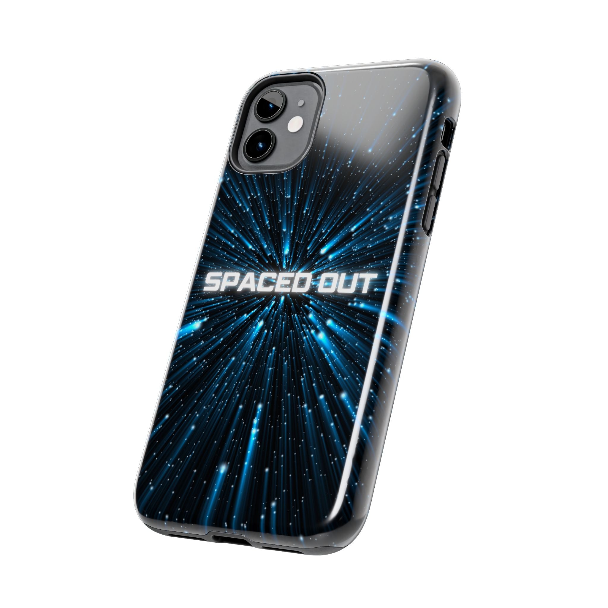 Spaced Out Tough Phone Case — Cosmic Space Warp Protective Cover