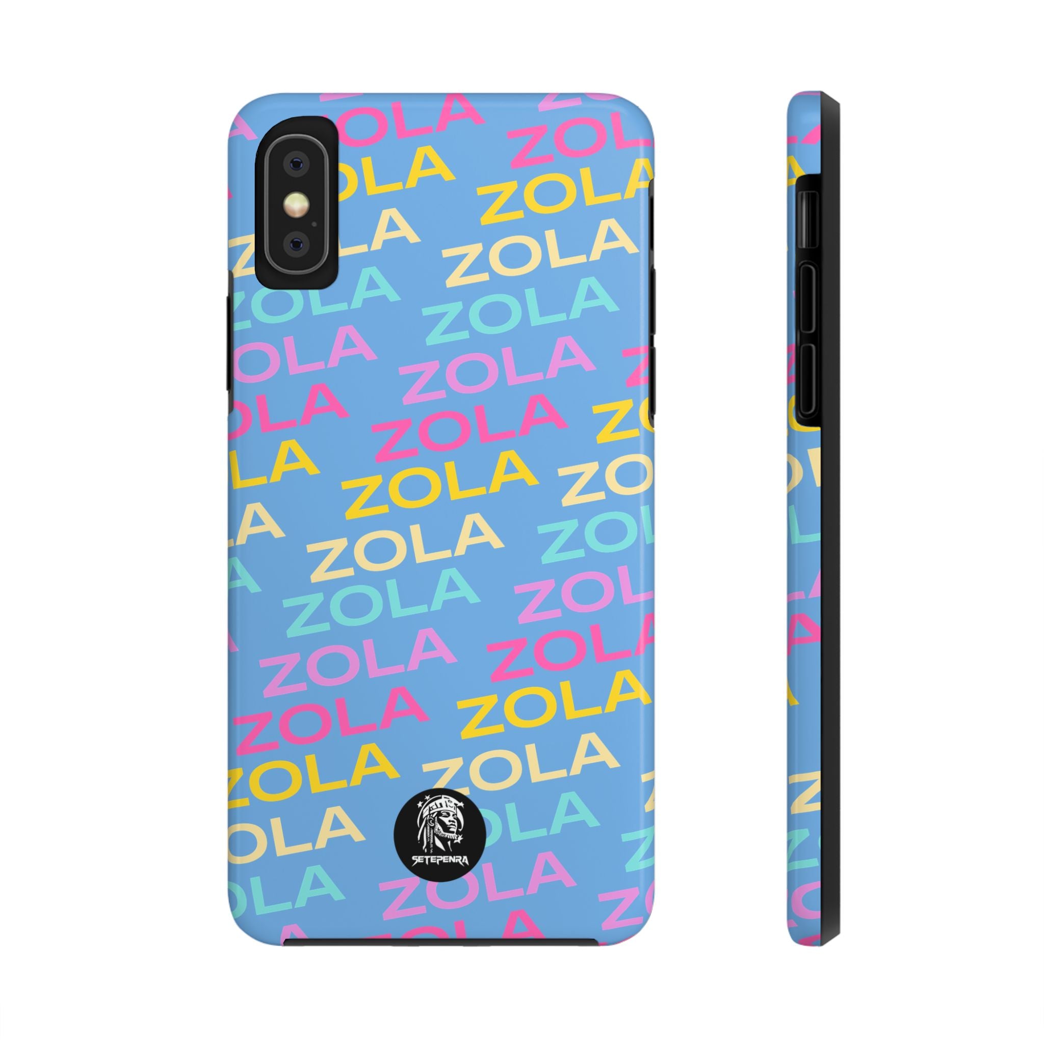 Zola Tough Phone Case (For iPhone, Galaxy & More) - Light Blue SETEPENRA Phone Case.