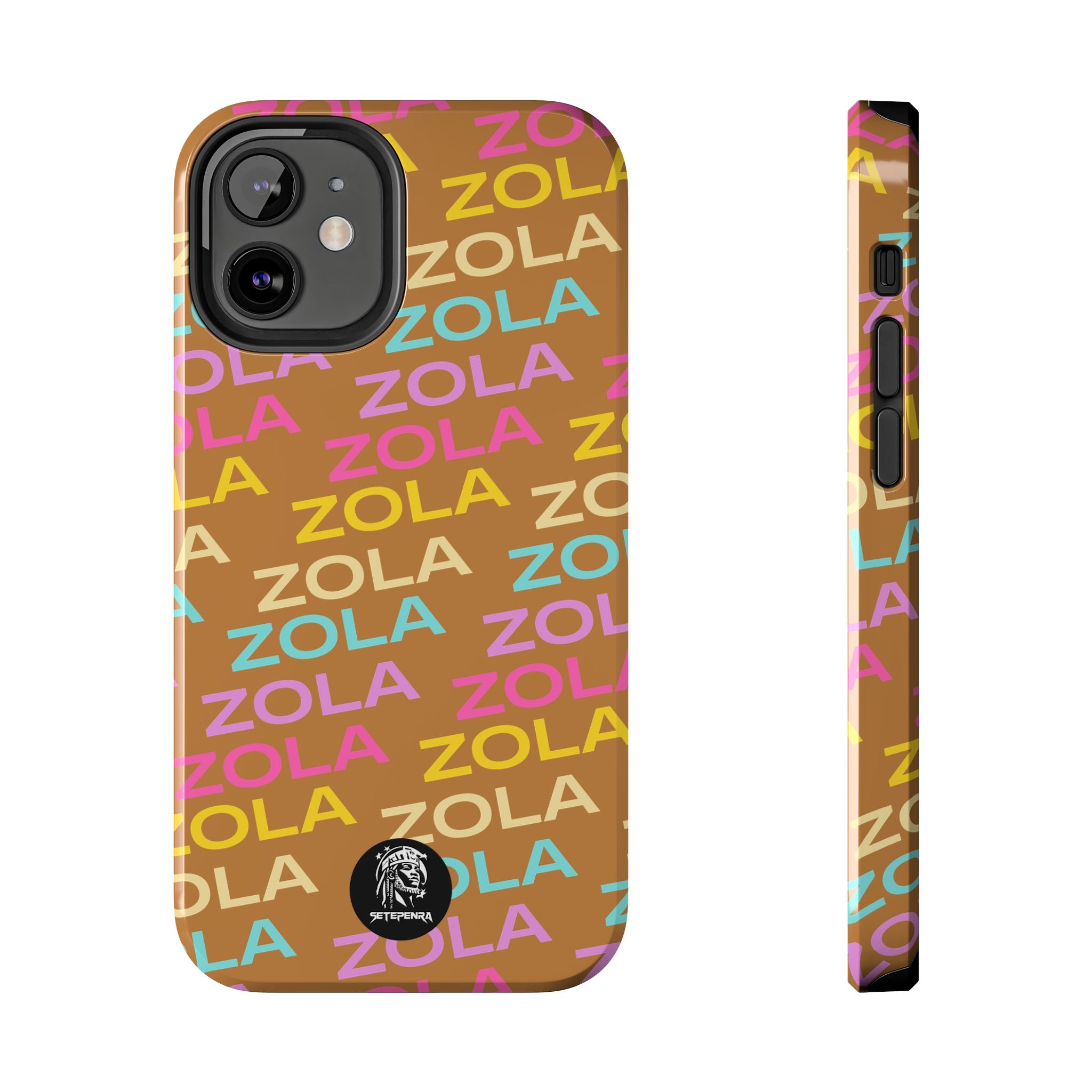 Zola Tough Phone Case (For iPhone, Galaxy & More) - Light Brown SETEPENRA Phone Case.