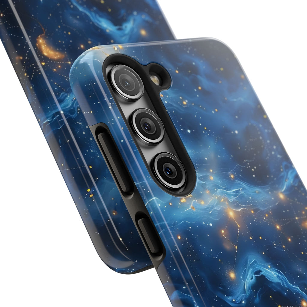 Blue Cosmos Tough Phone Case (For iPhone, Galaxy & More)