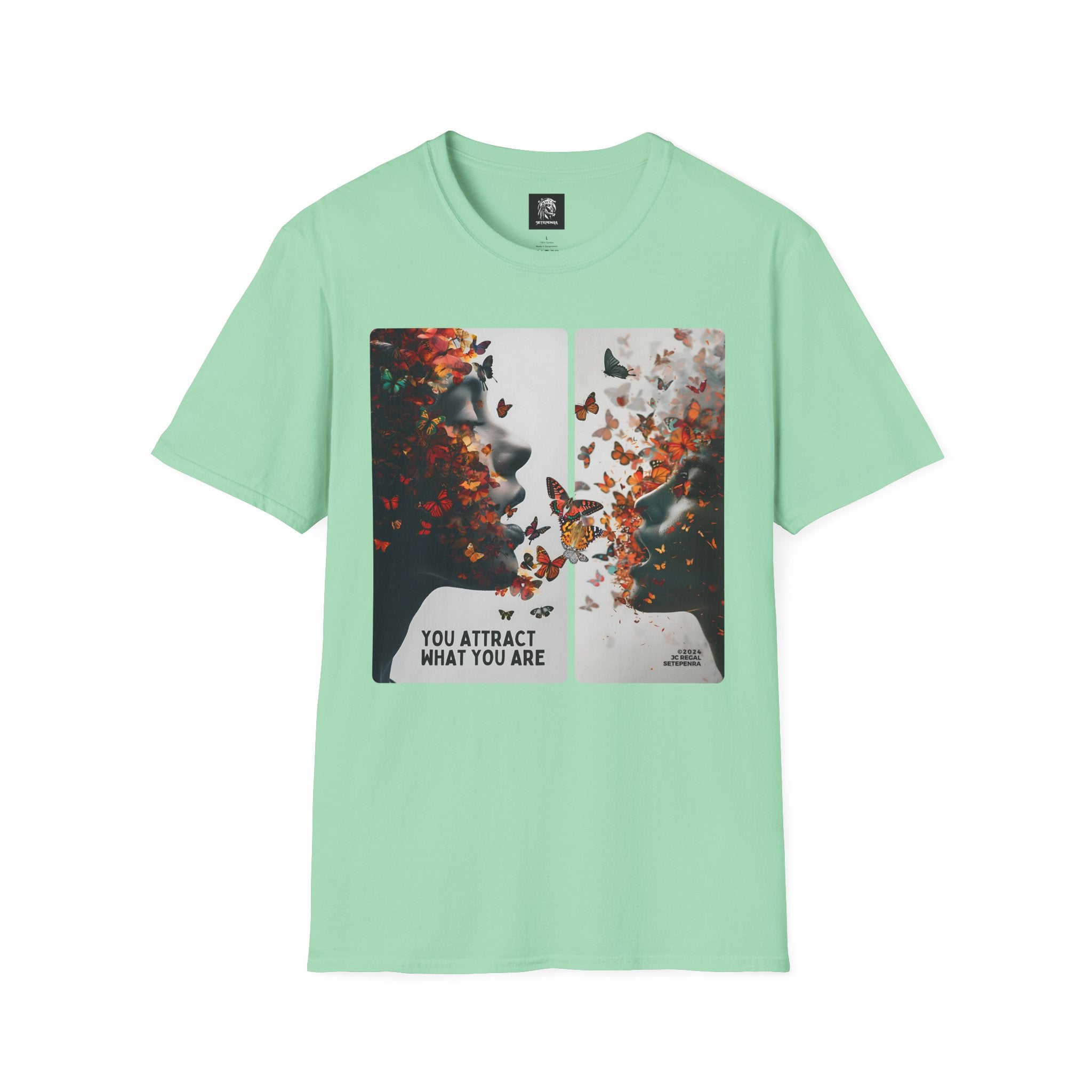 You Attract What You Are (1st Edition) Unisex Softstyle T-Shirt SETEPENRA T-Shirt.
