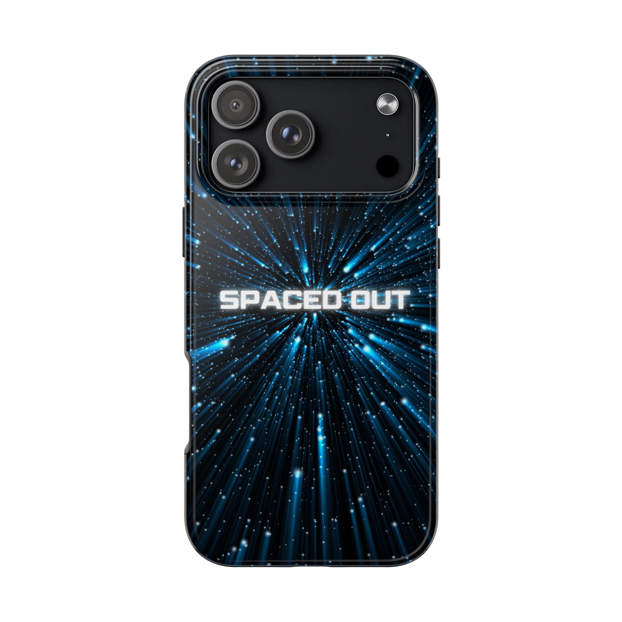 Spaced Out Tough Phone Case — Cosmic Space Warp Protective Cover