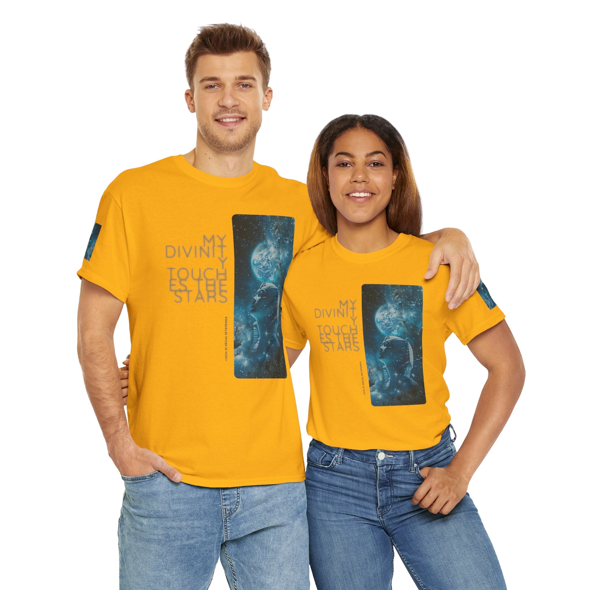 My Divinity Touches The Stars Unisex Heavy Cotton Tee