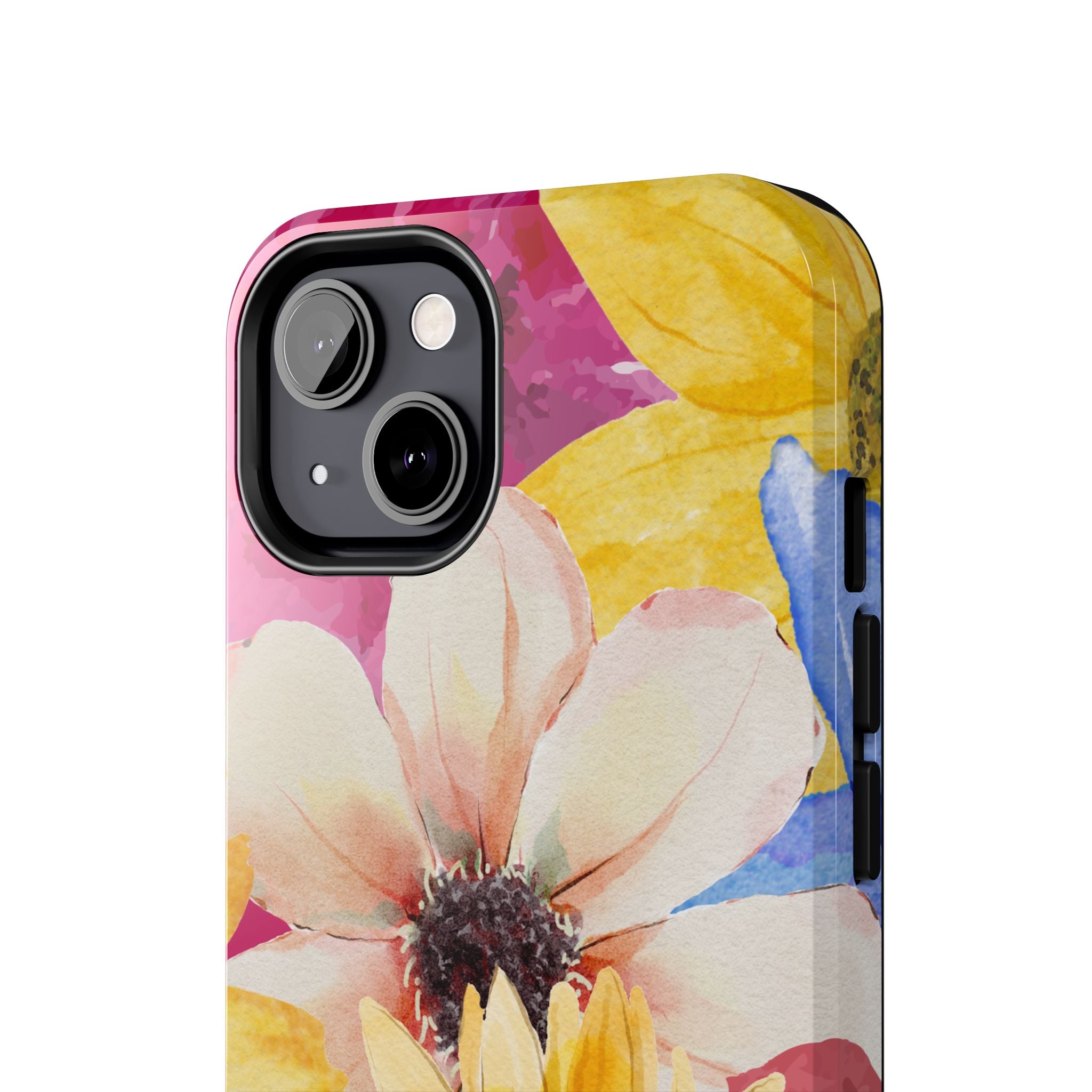 Watercolor Flowers Tough Phone Case (For iPhone, Galaxy & More)