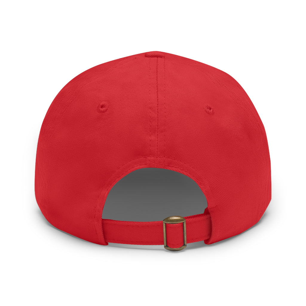 SETEPENRA Dad Hat with Leather Patch (Round)