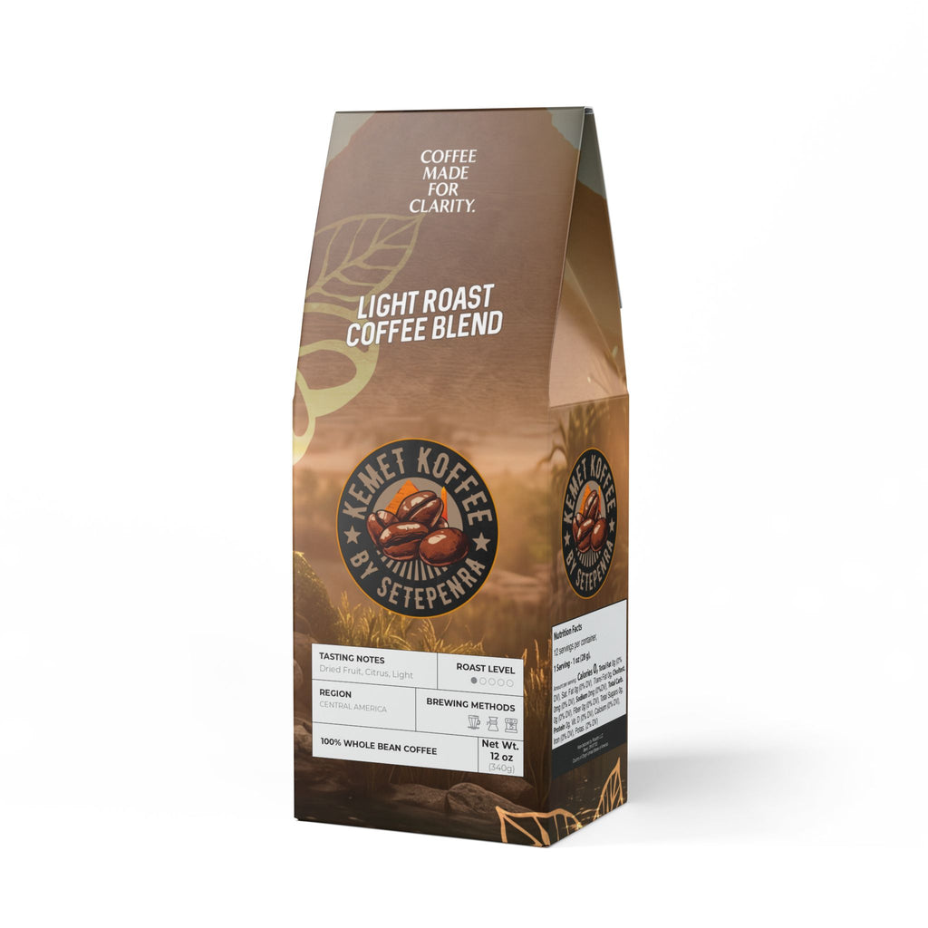 Kemet Koffee By Setepenra Light Roast Coffee Blend