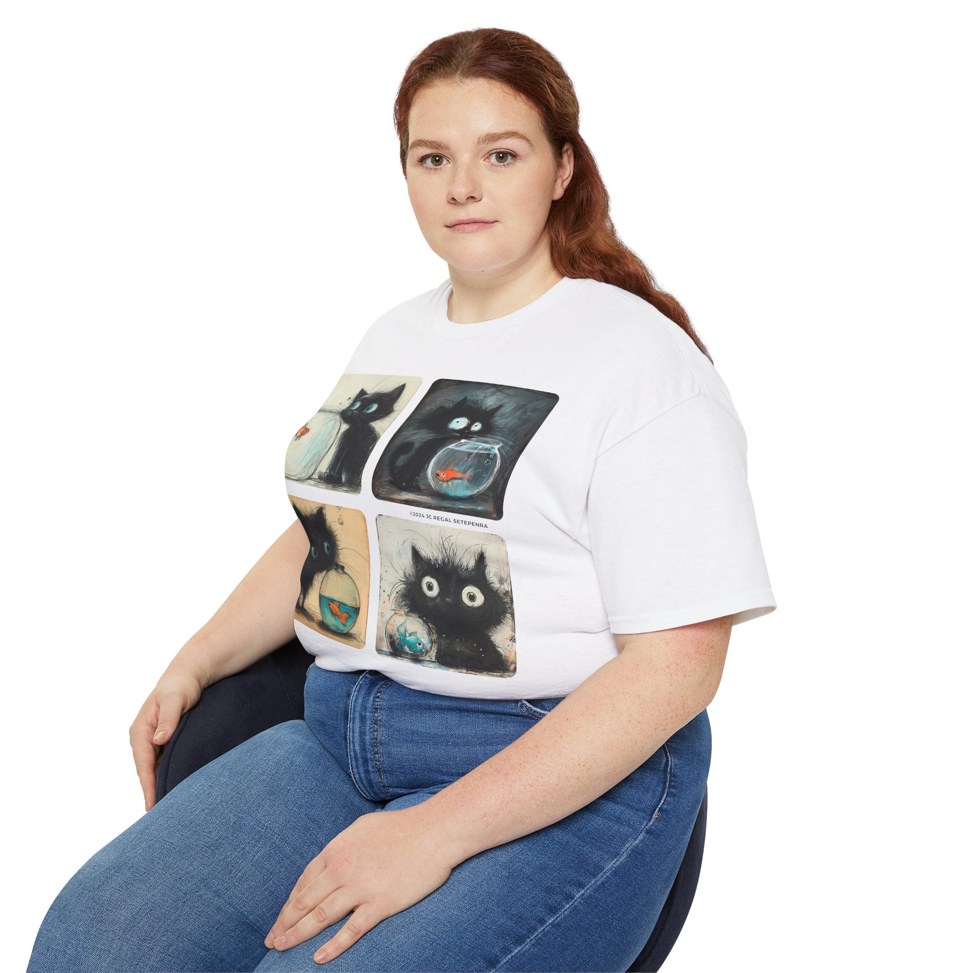 Fishy Kitty Unisex Ultra Cotton Tee