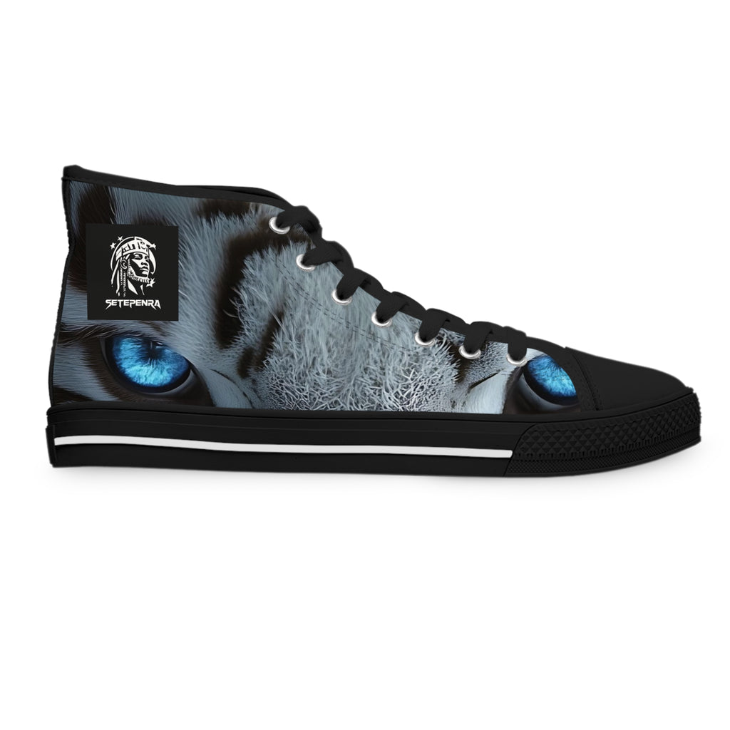 Primal Power Women's High Top Sneakers - White Tiger (2nd Edition) SETEPENRA Shoes.