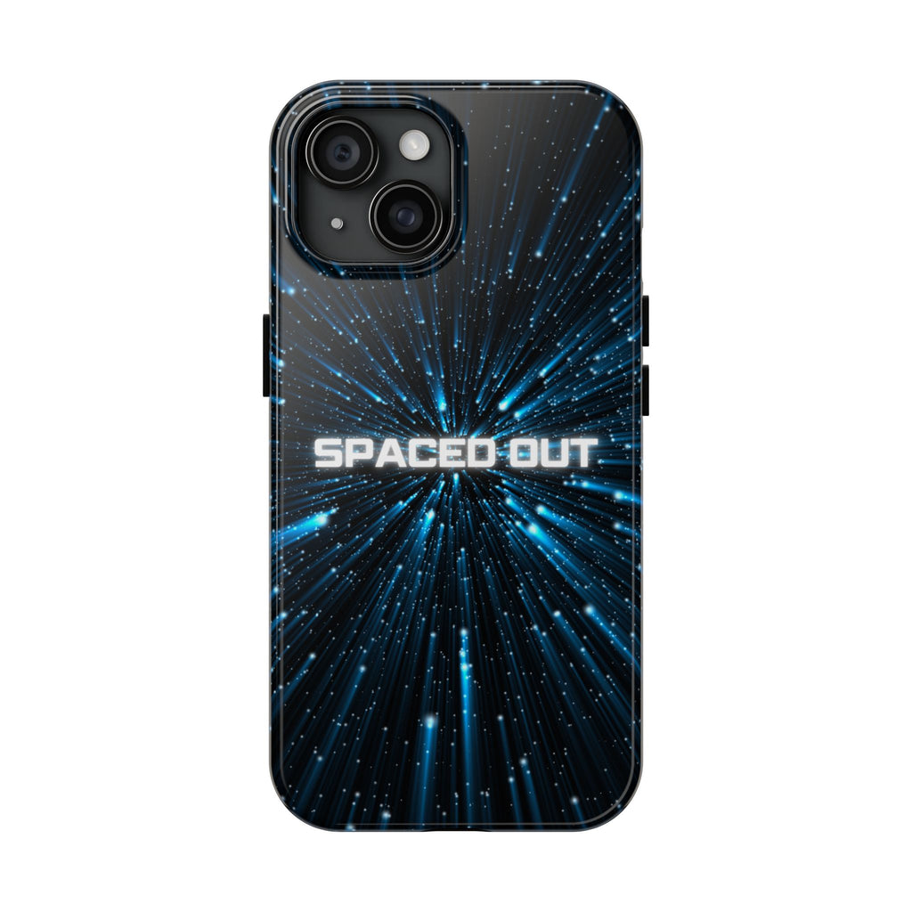 Spaced Out Tough Phone Case — Cosmic Space Warp Protective Cover