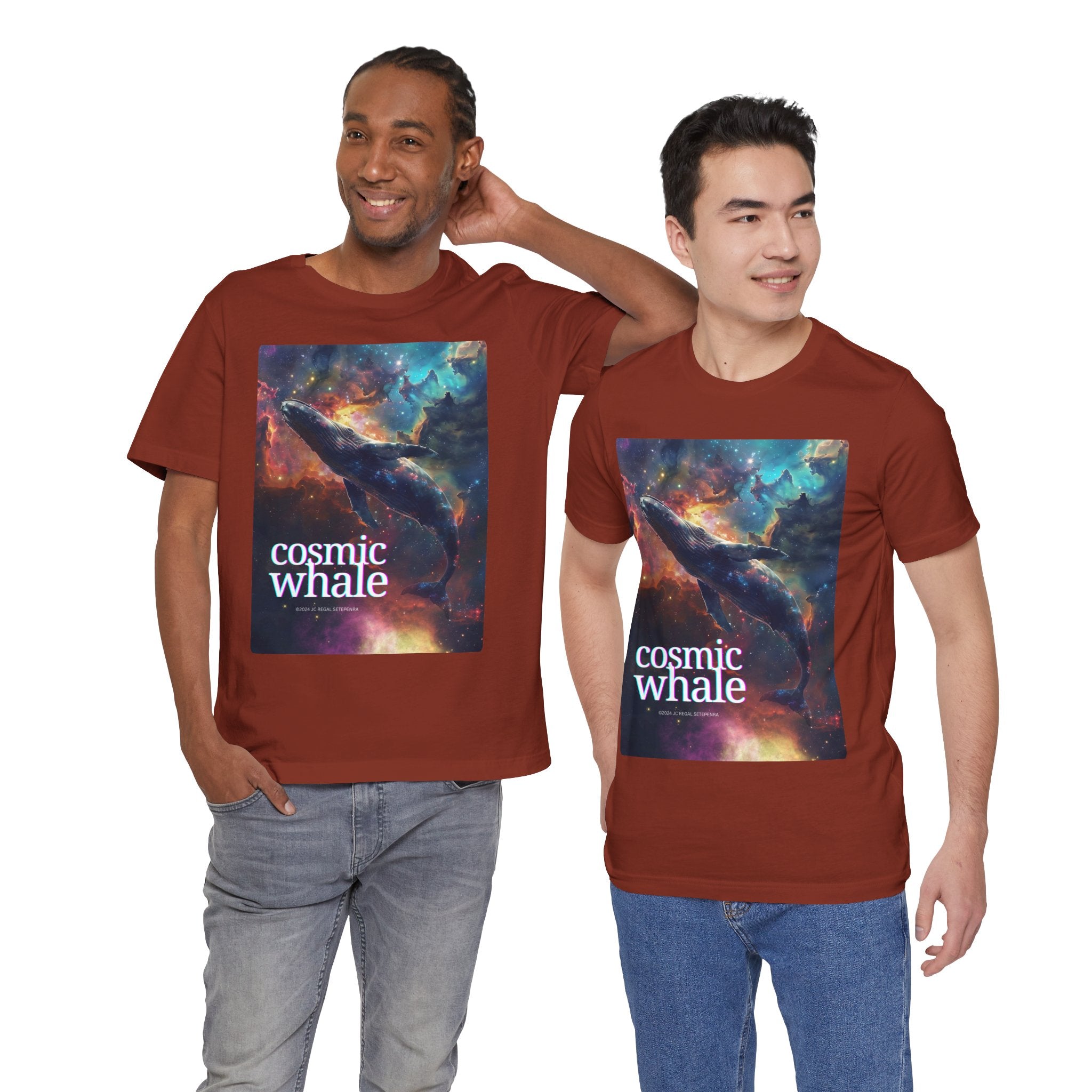 Cosmic Whale Unisex Jersey Short Sleeve Tee