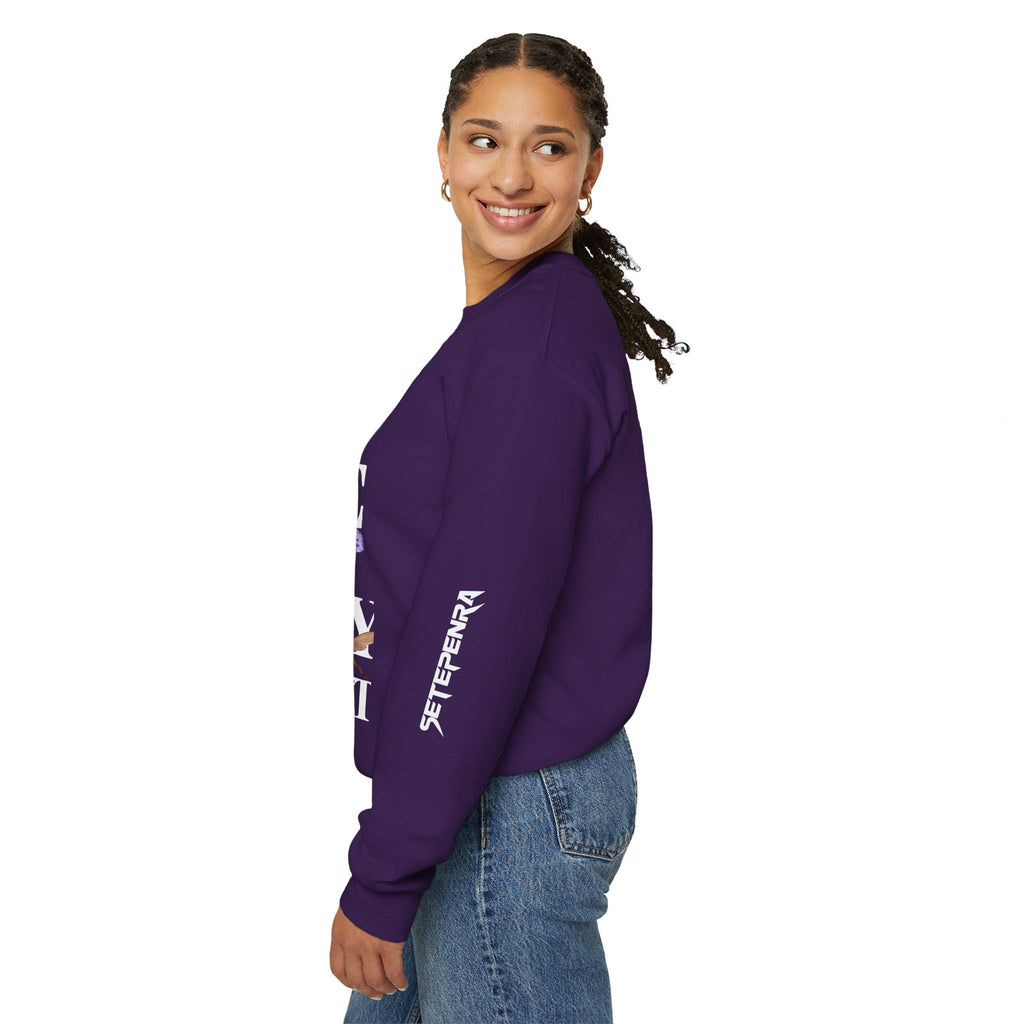 Channel It Unisex Heavy Blend™ Crewneck Sweatshirt (White Print)