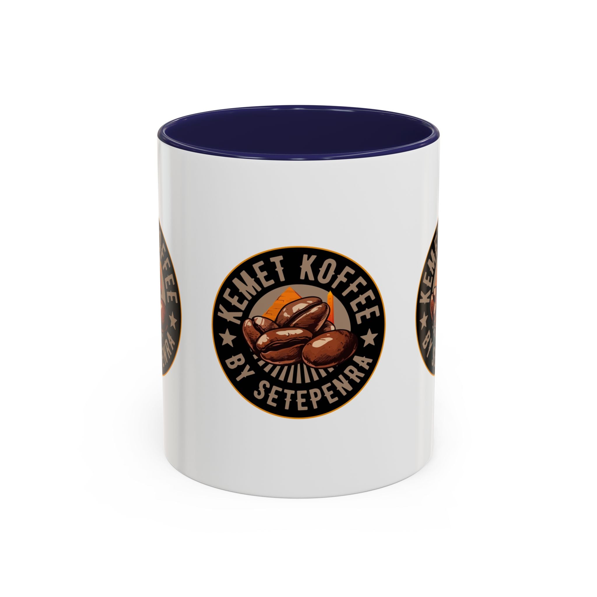 Kemet Koffee By Setepenra Accent Coffee Mug, 11oz, 15oz (Various Colors)